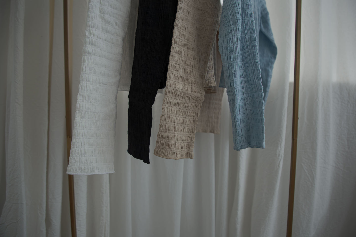 shirring cardigan(white)