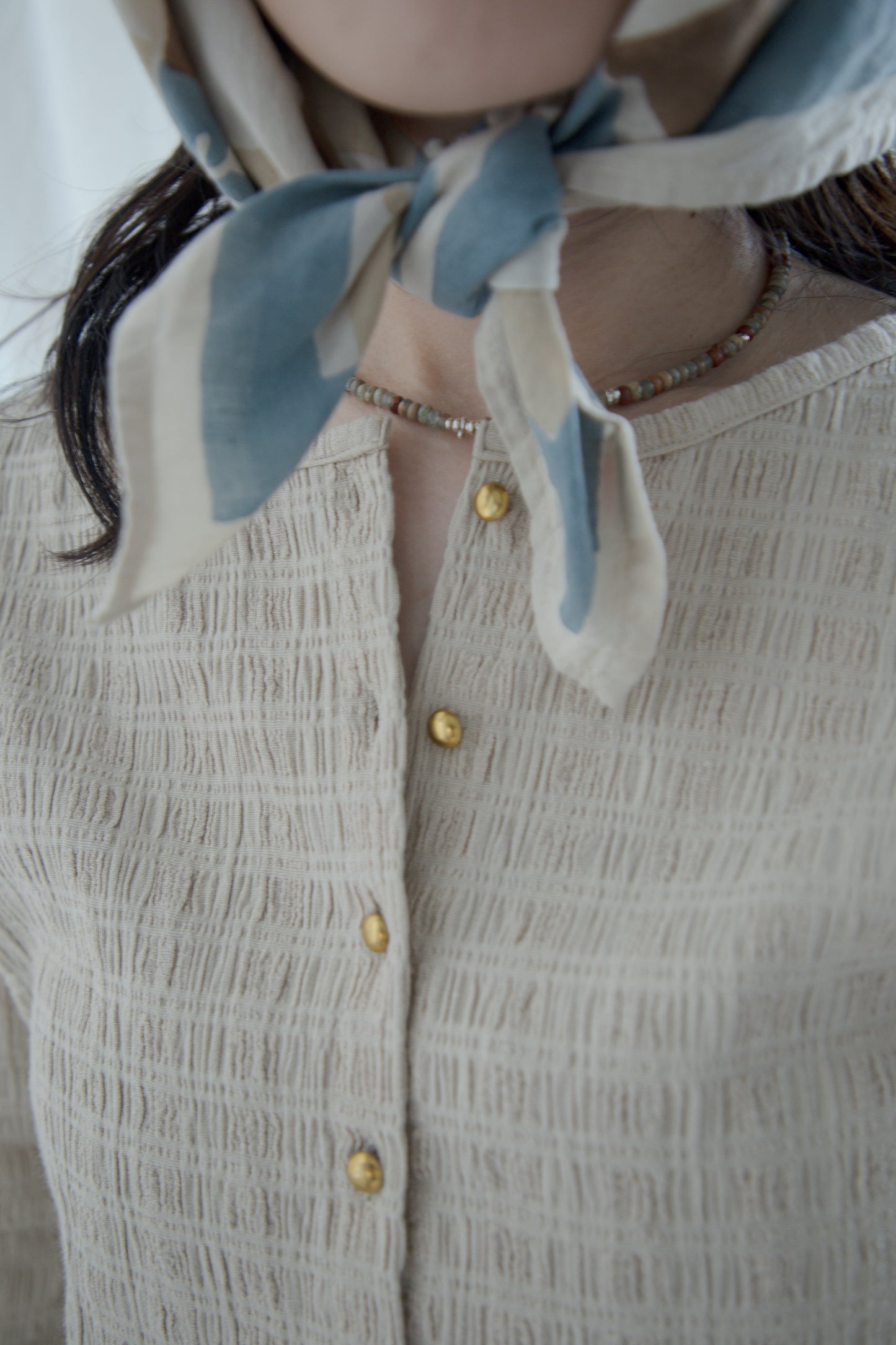 shirring cardigan(beige)