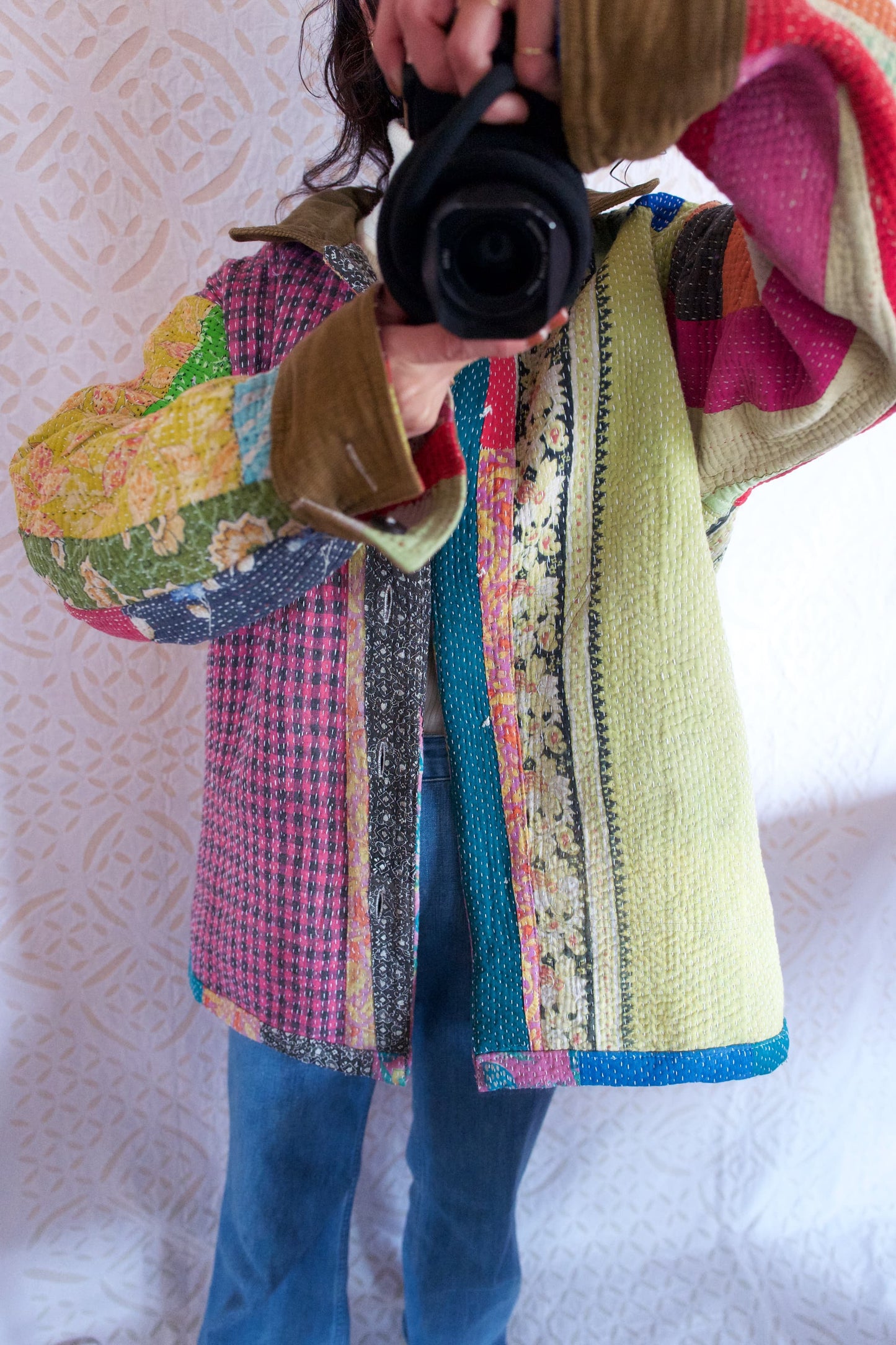 vintage kantha jacket G