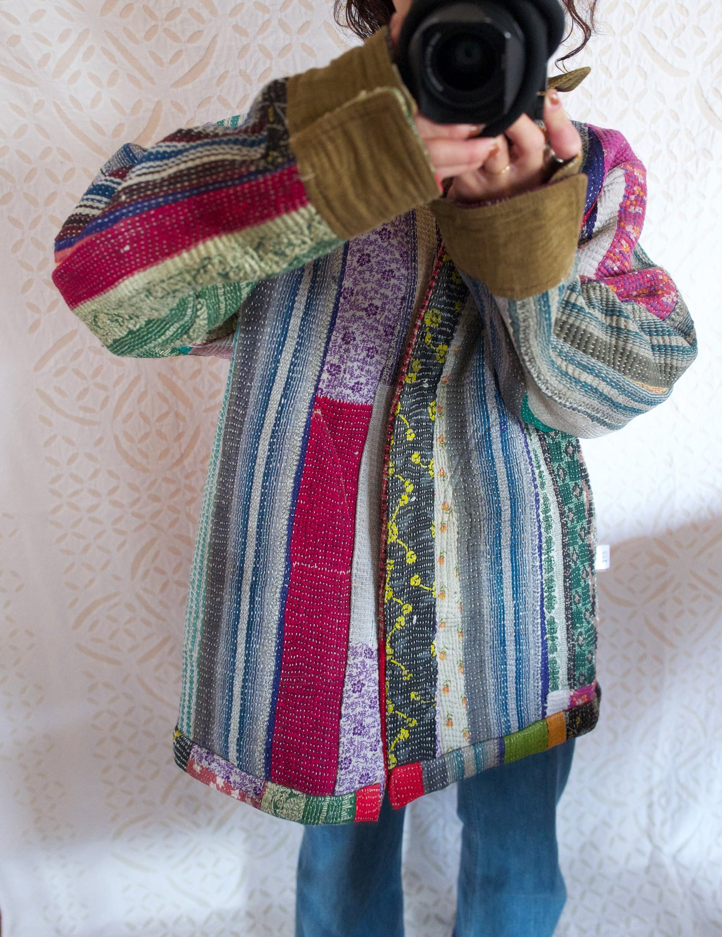 vintage kantha jacket B