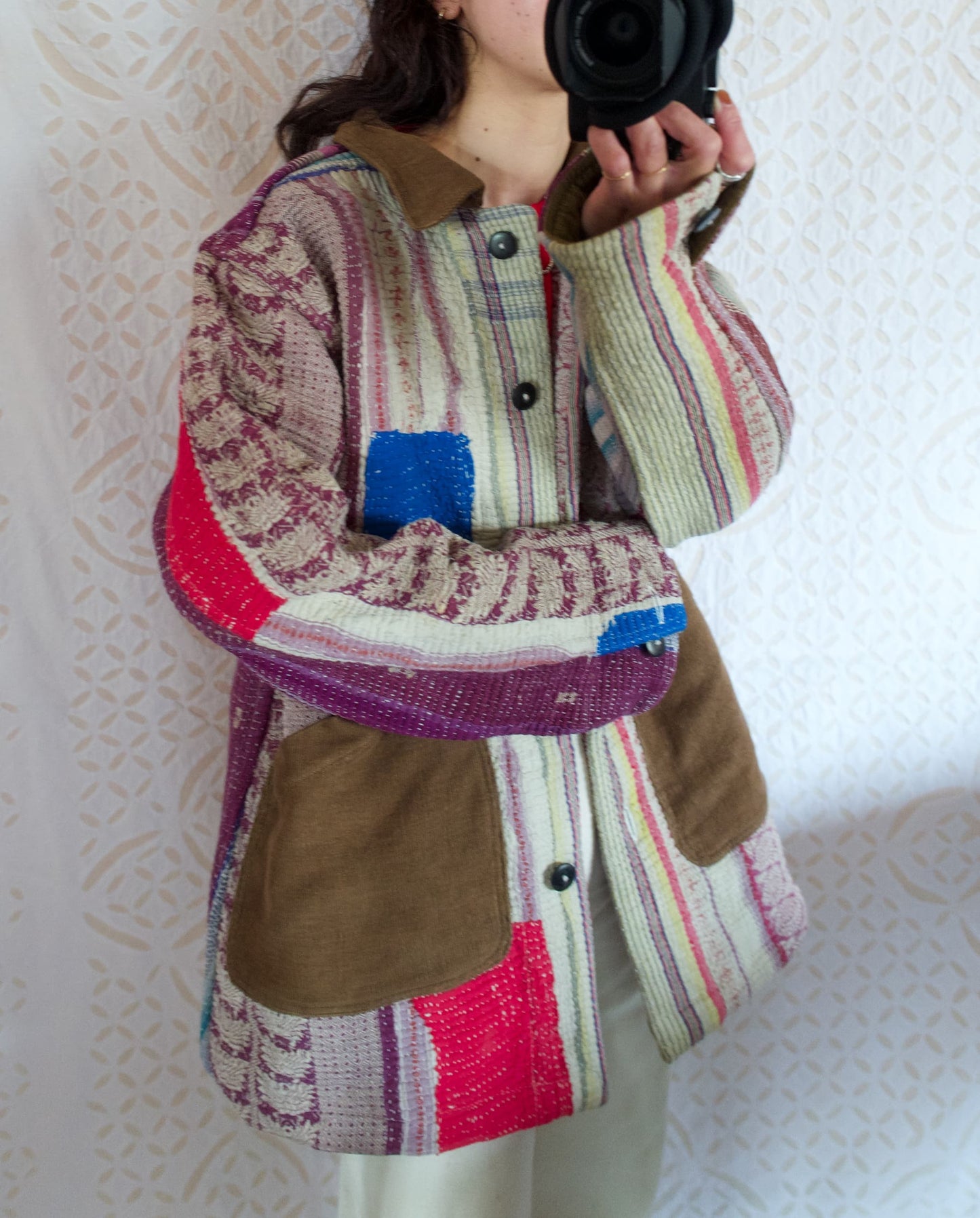 vintage kantha jacket D