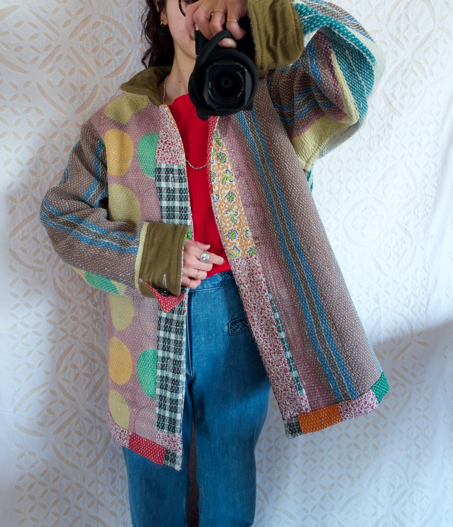 vintage kantha jacket F
