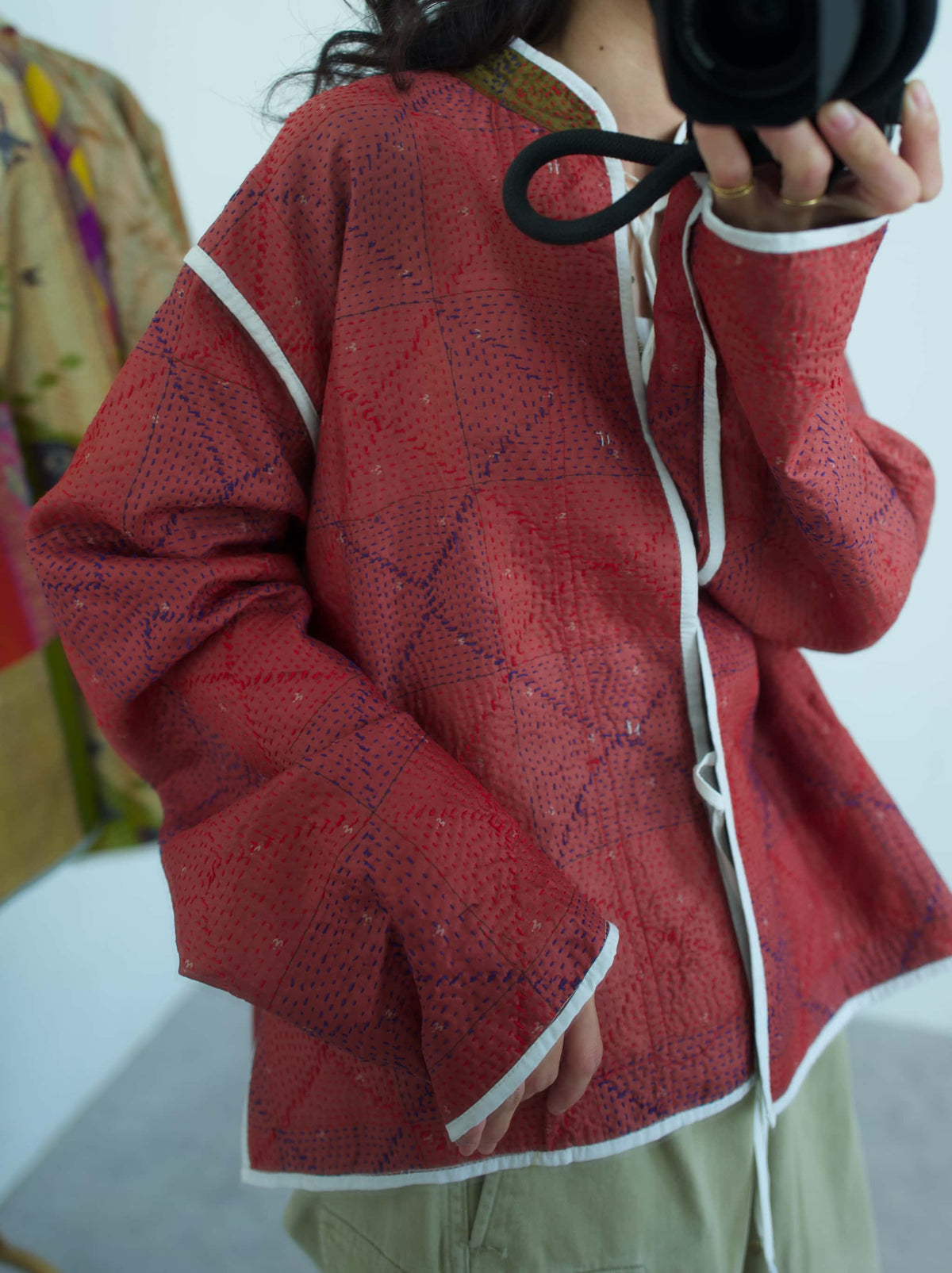 silk kantha jacket (f)