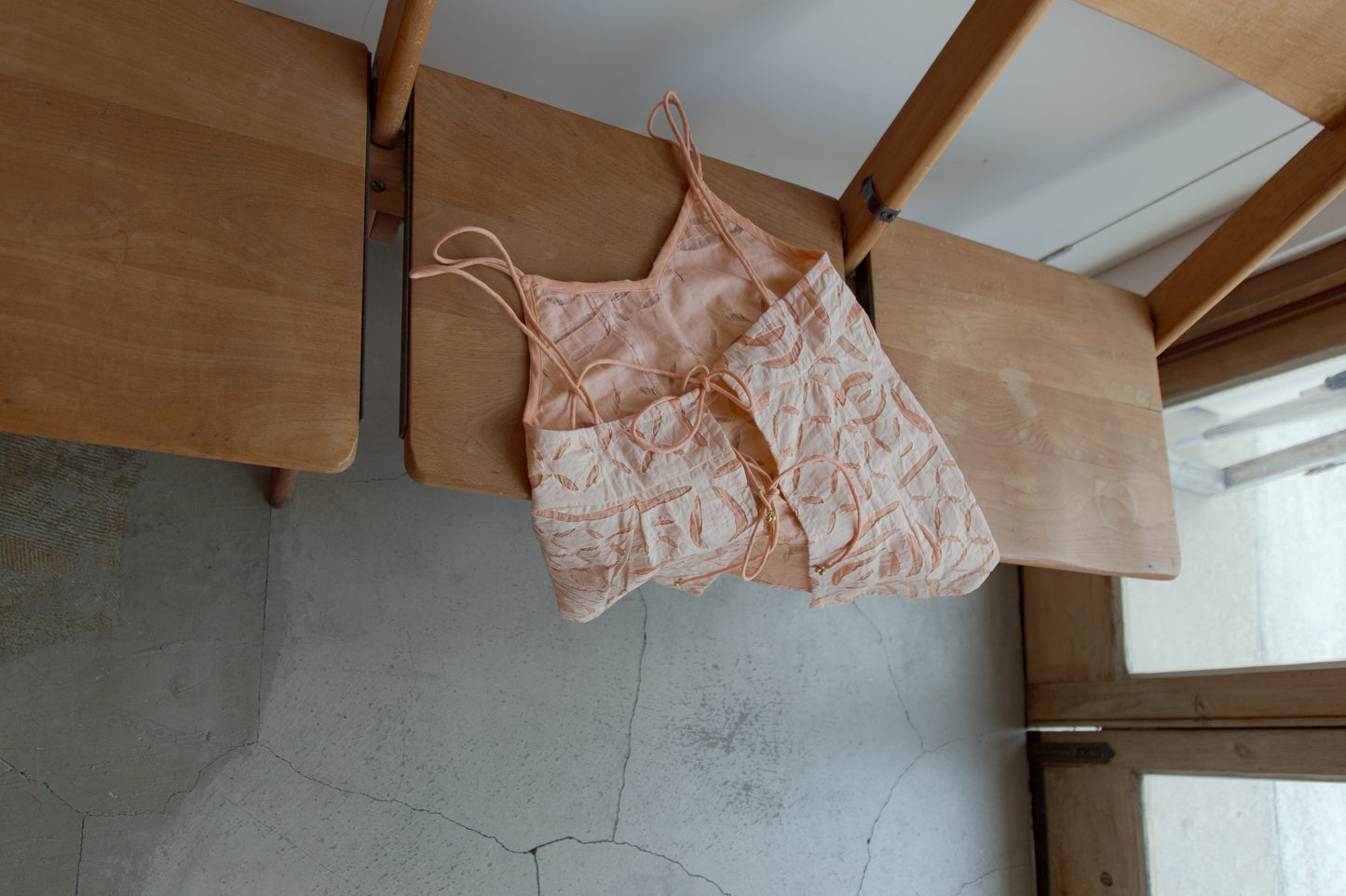 Hand cutwork camisole(pink)