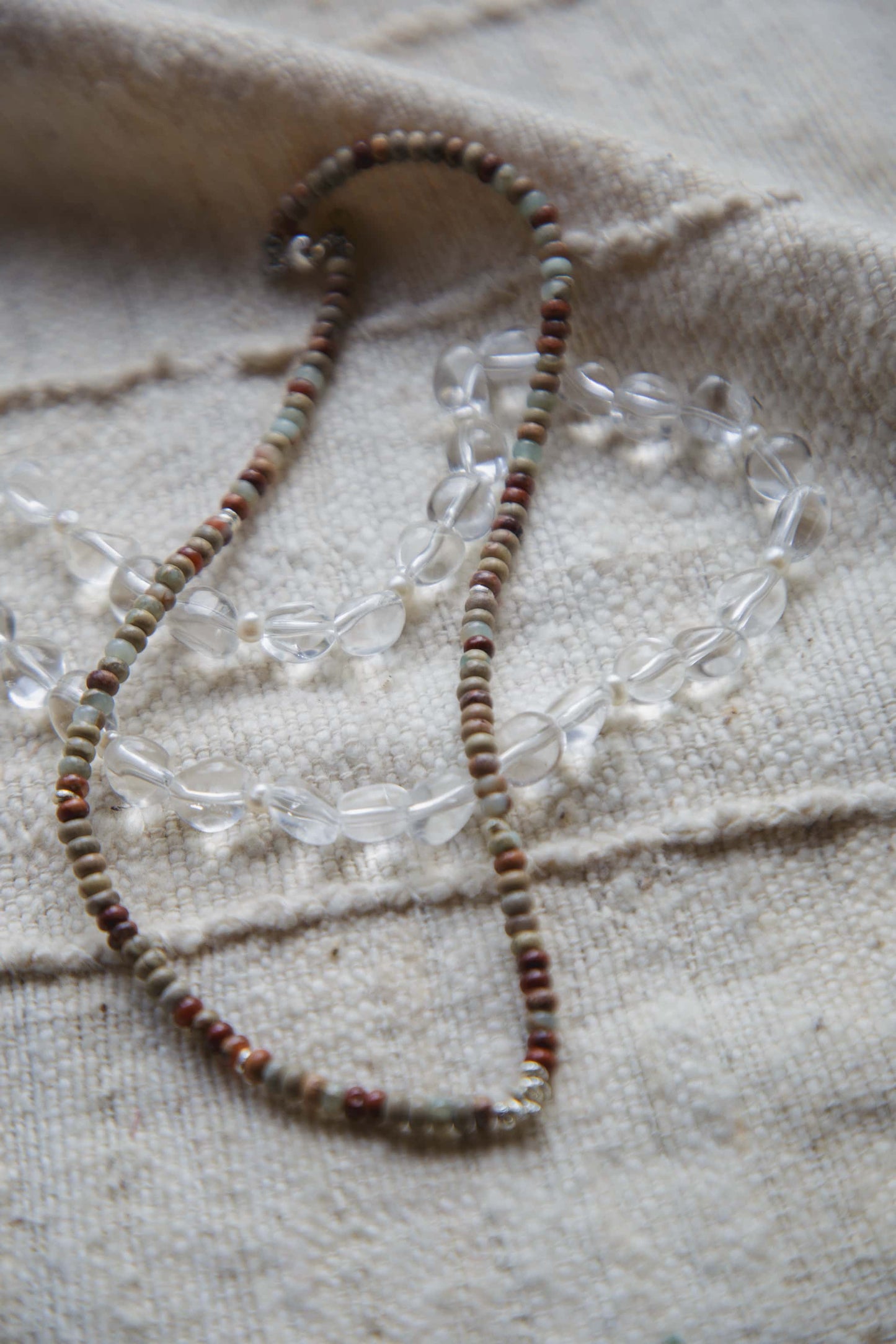 【preorder】Crystal & Pearl Necklace