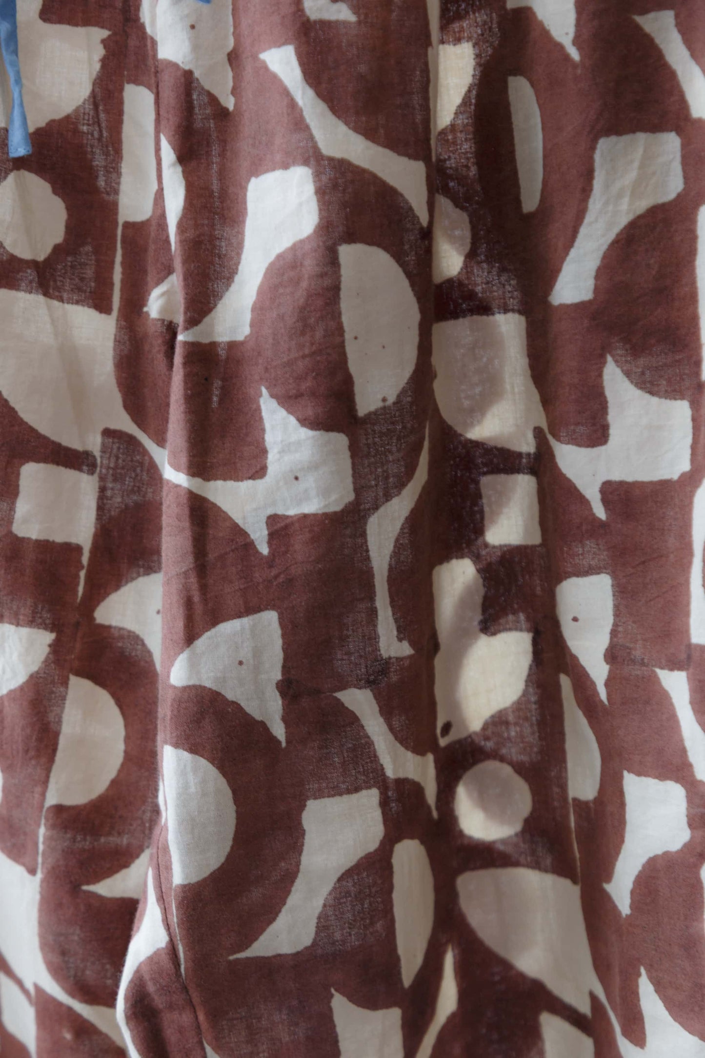 Bagru block print top(brown)