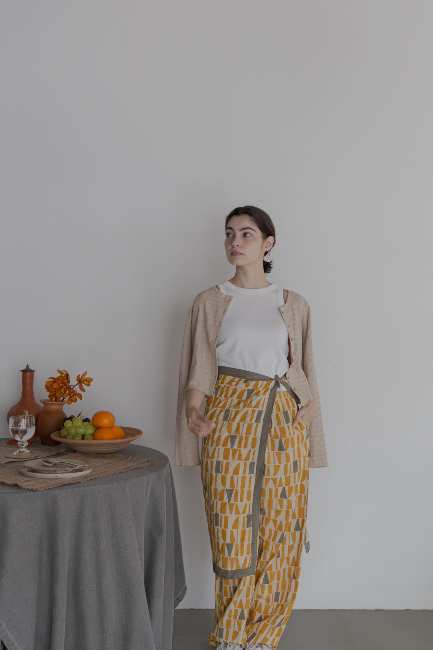 shirring cardigan（beige）