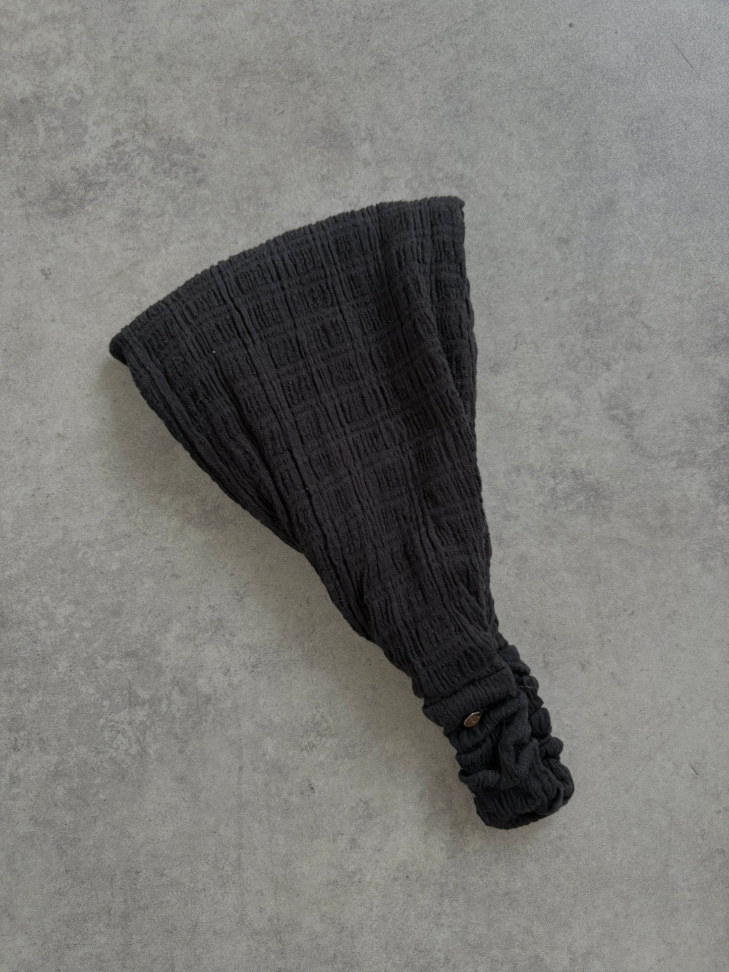 shirring hairband（black）