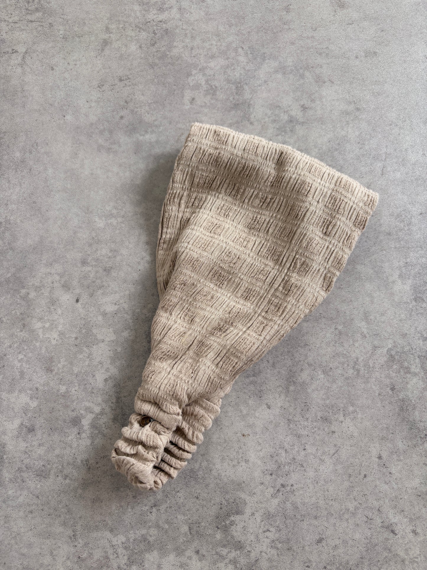 shirring hairband（beige）