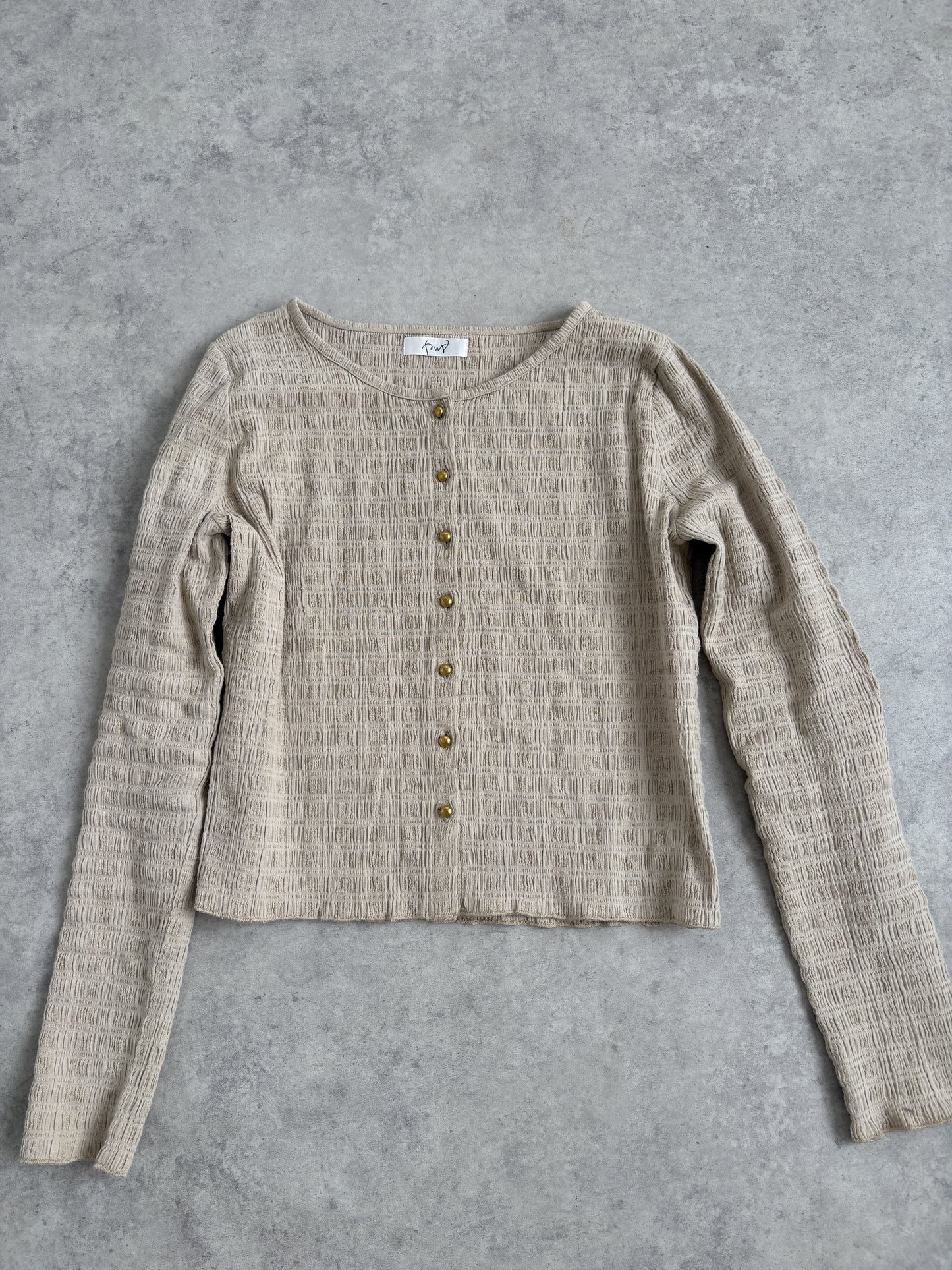 shirring cardigan（beige）