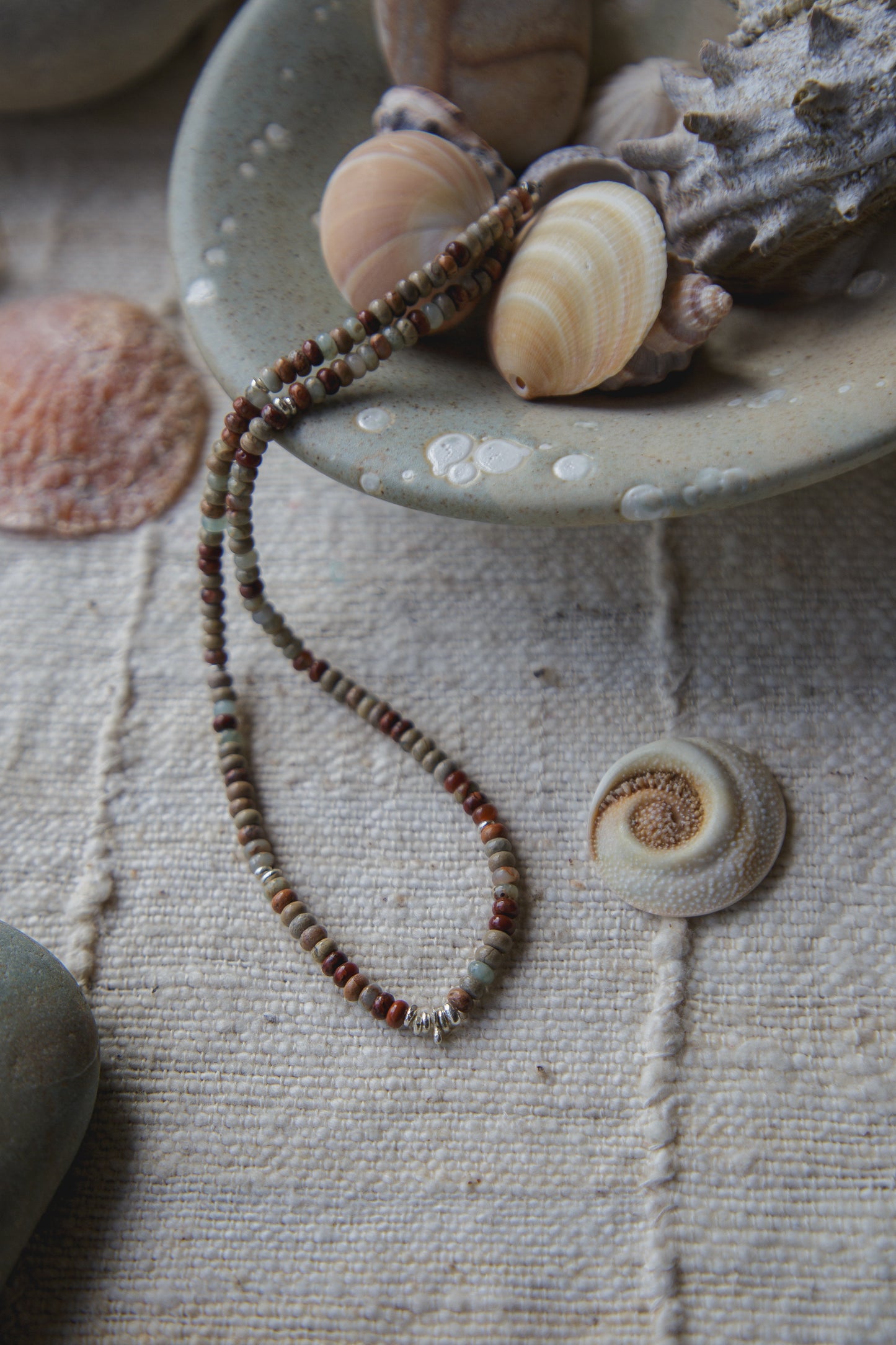 impression × karensilver beads necklace