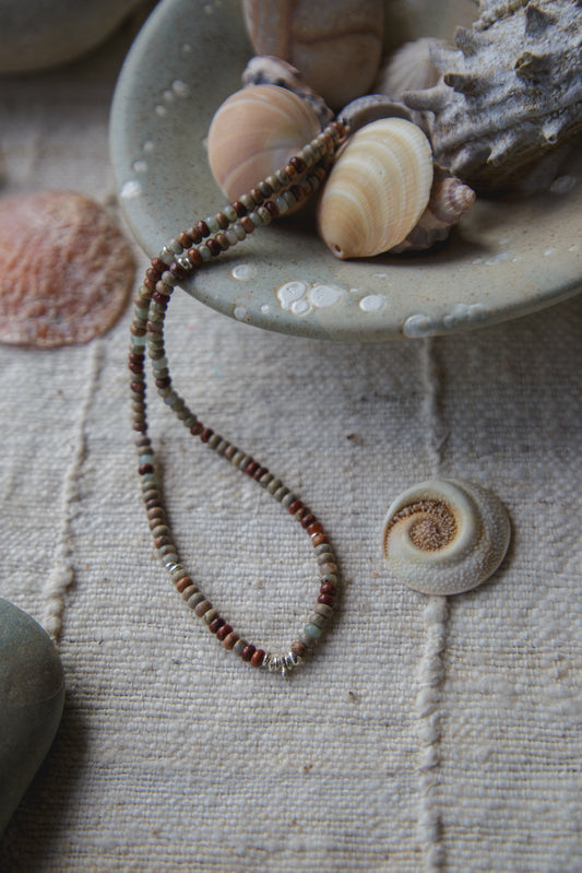 impression × karensilver beads necklace