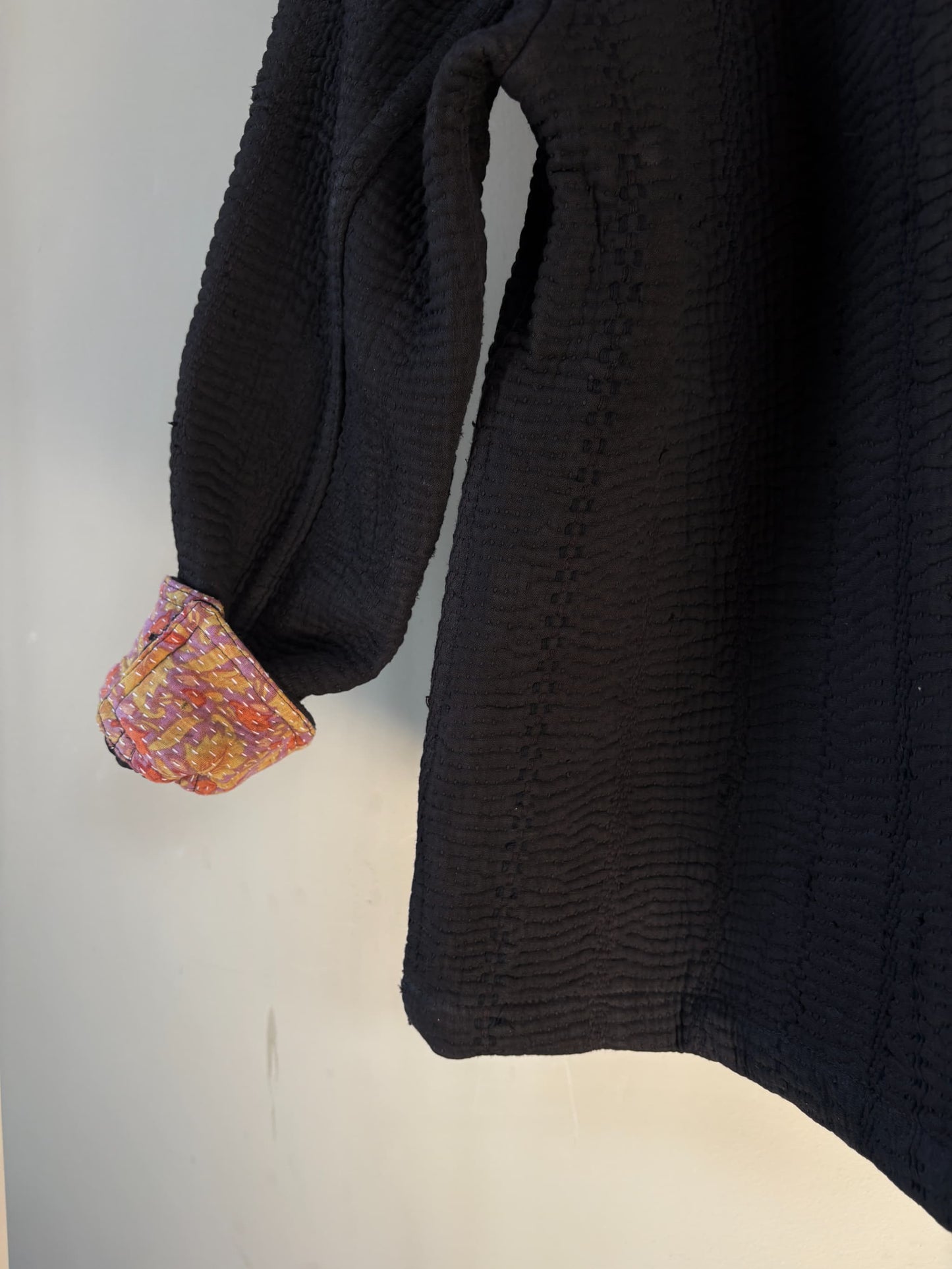 vintage kantha jacket （black F）