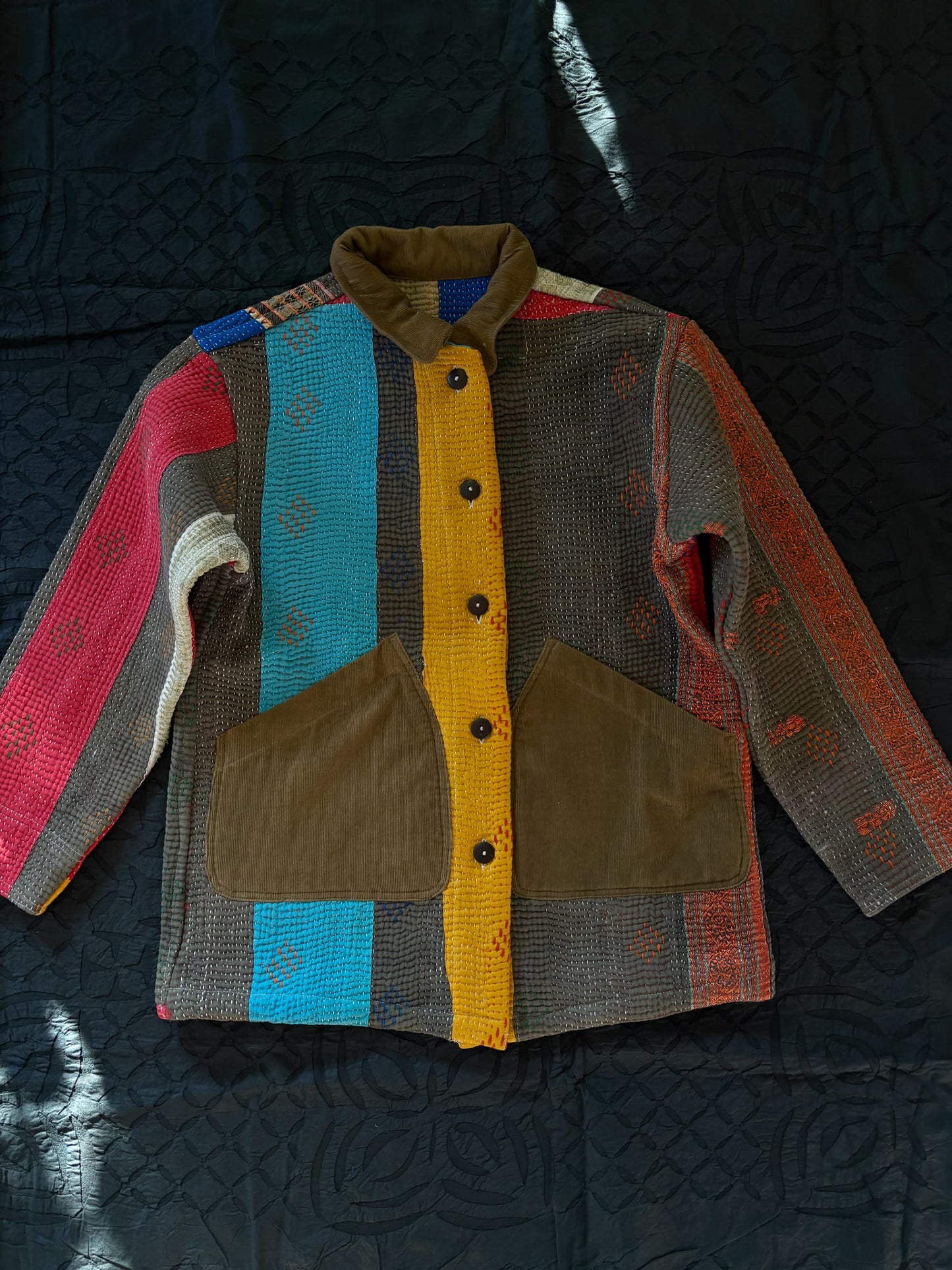 vintage kantha jacket A