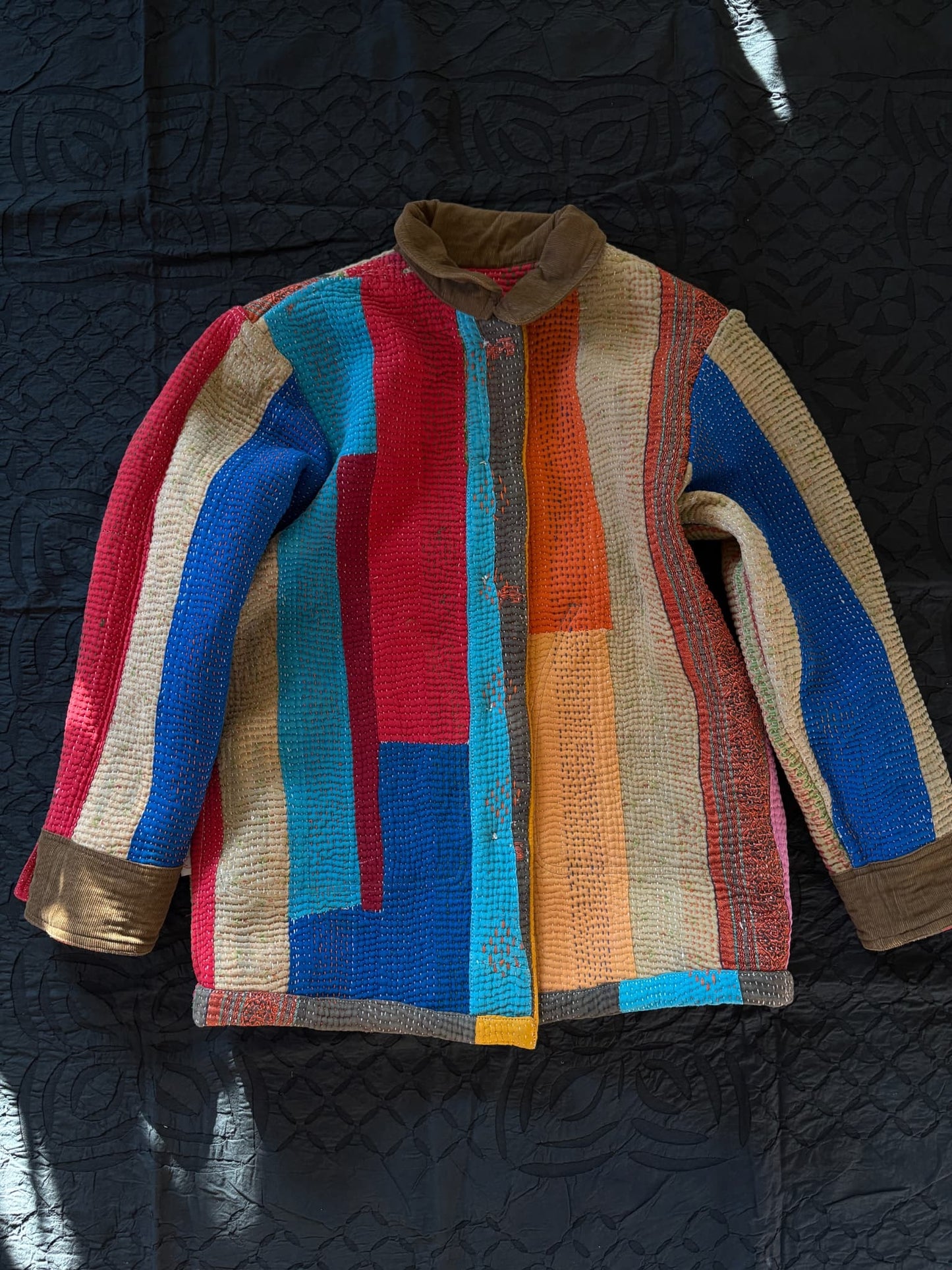 vintage kantha jacket A