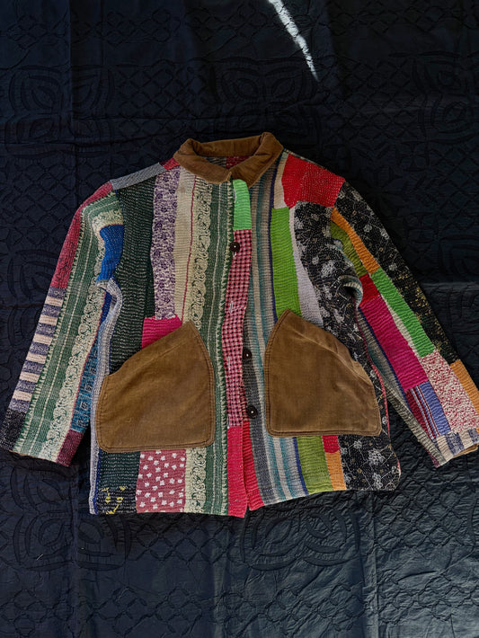 vintage kantha jacket B