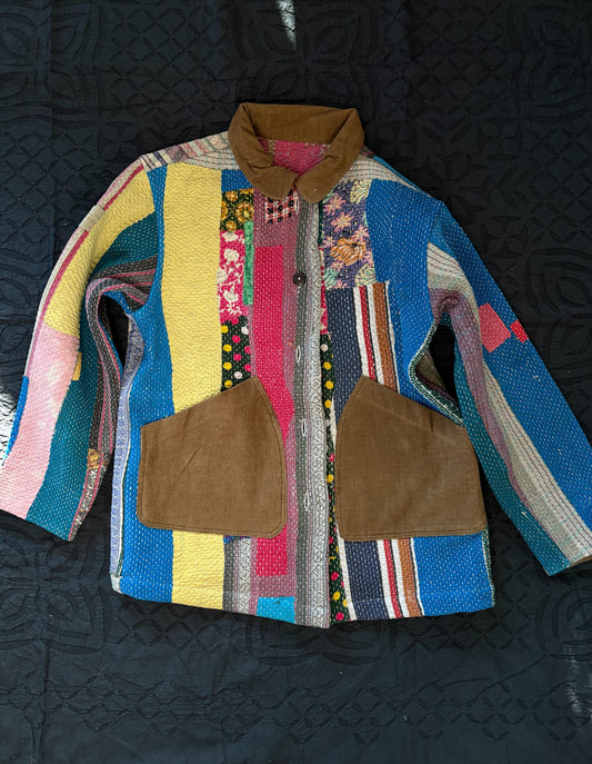 vintage kantha jacket J