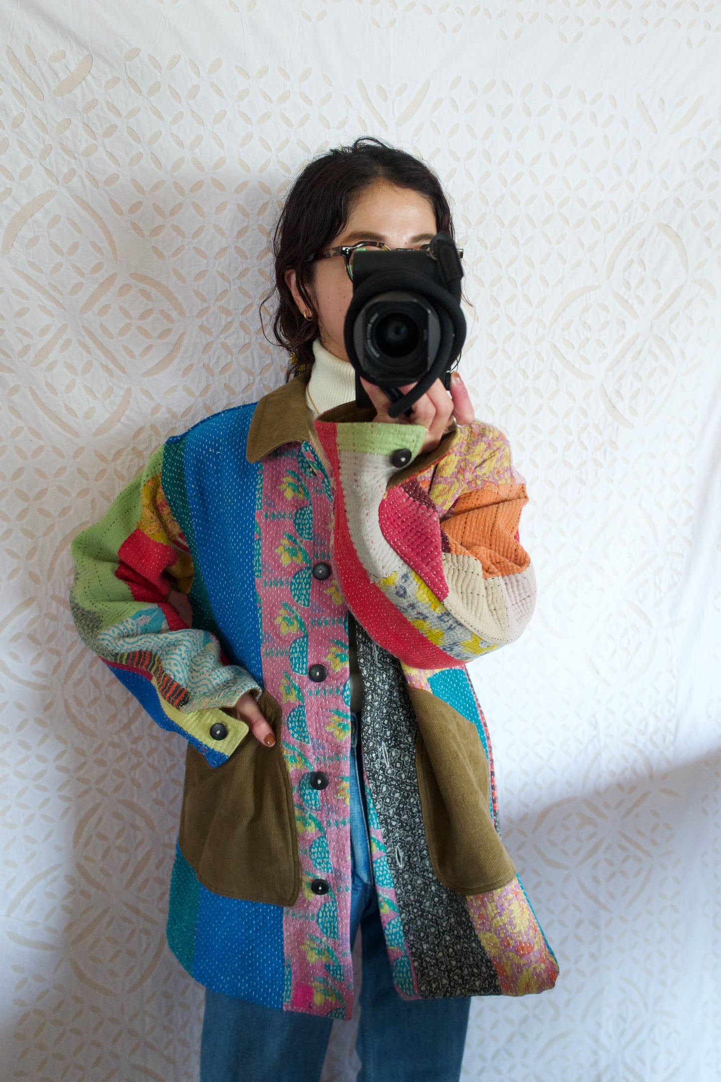 vintage kantha jacket G