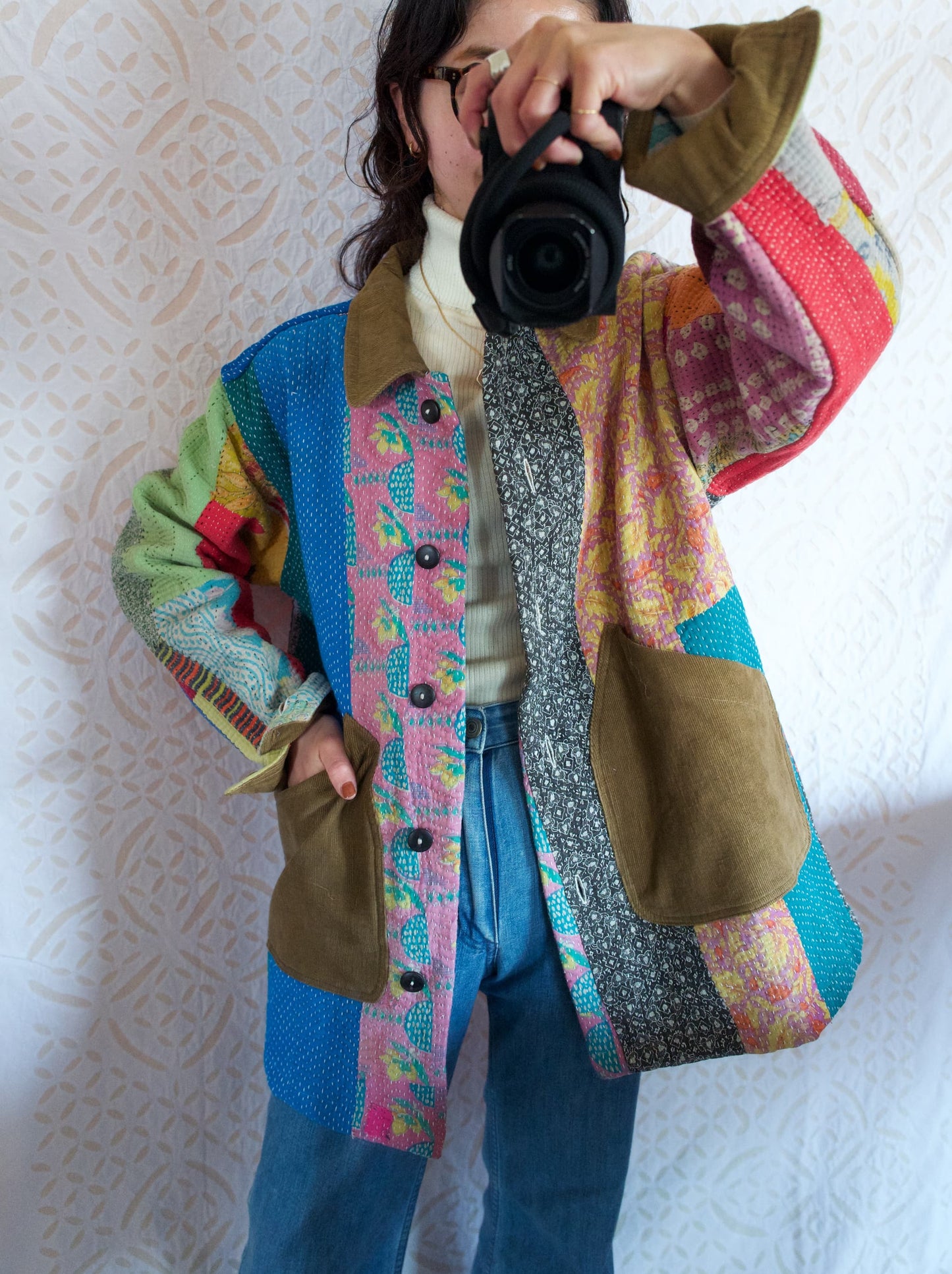 vintage kantha jacket G