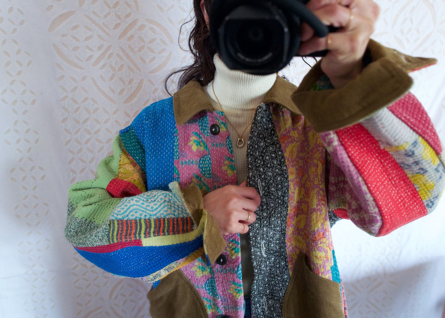 vintage kantha jacket G