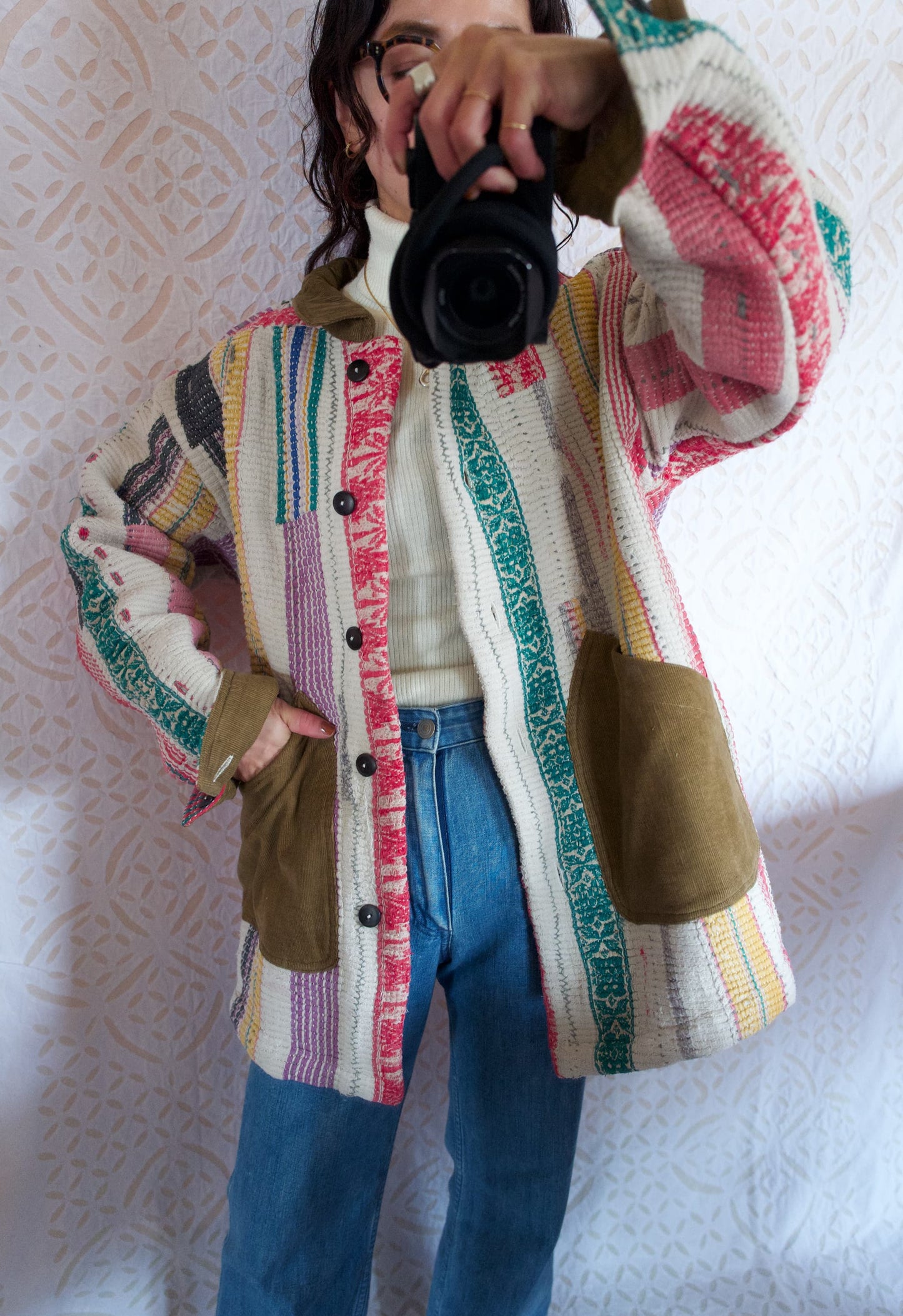 vintage kantha jacket I