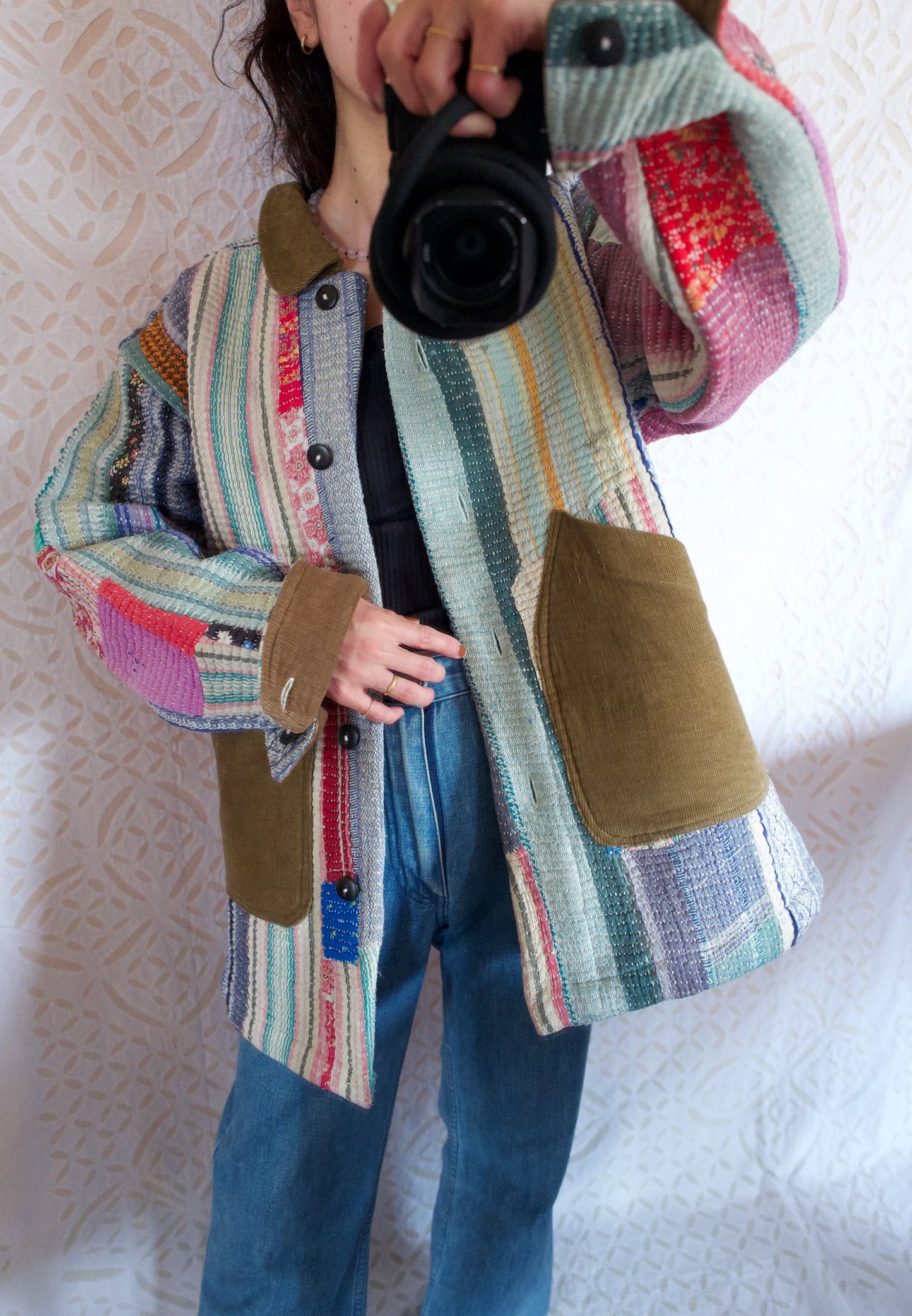 vintage kantha jacket C