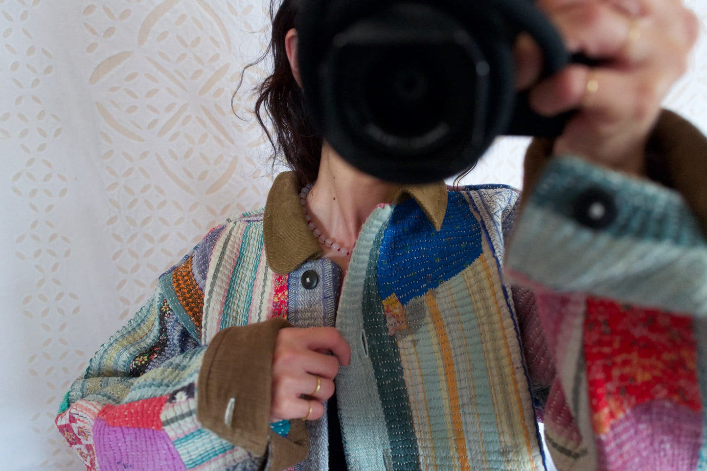 vintage kantha jacket C