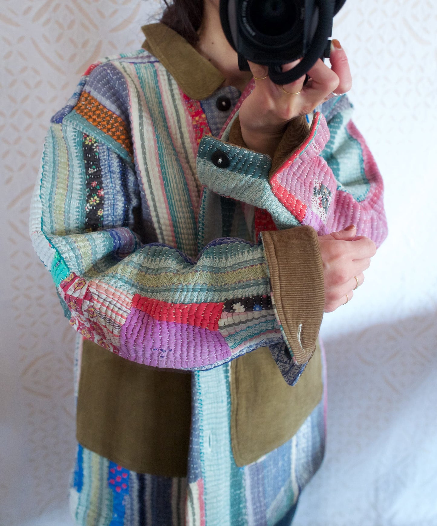 vintage kantha jacket C