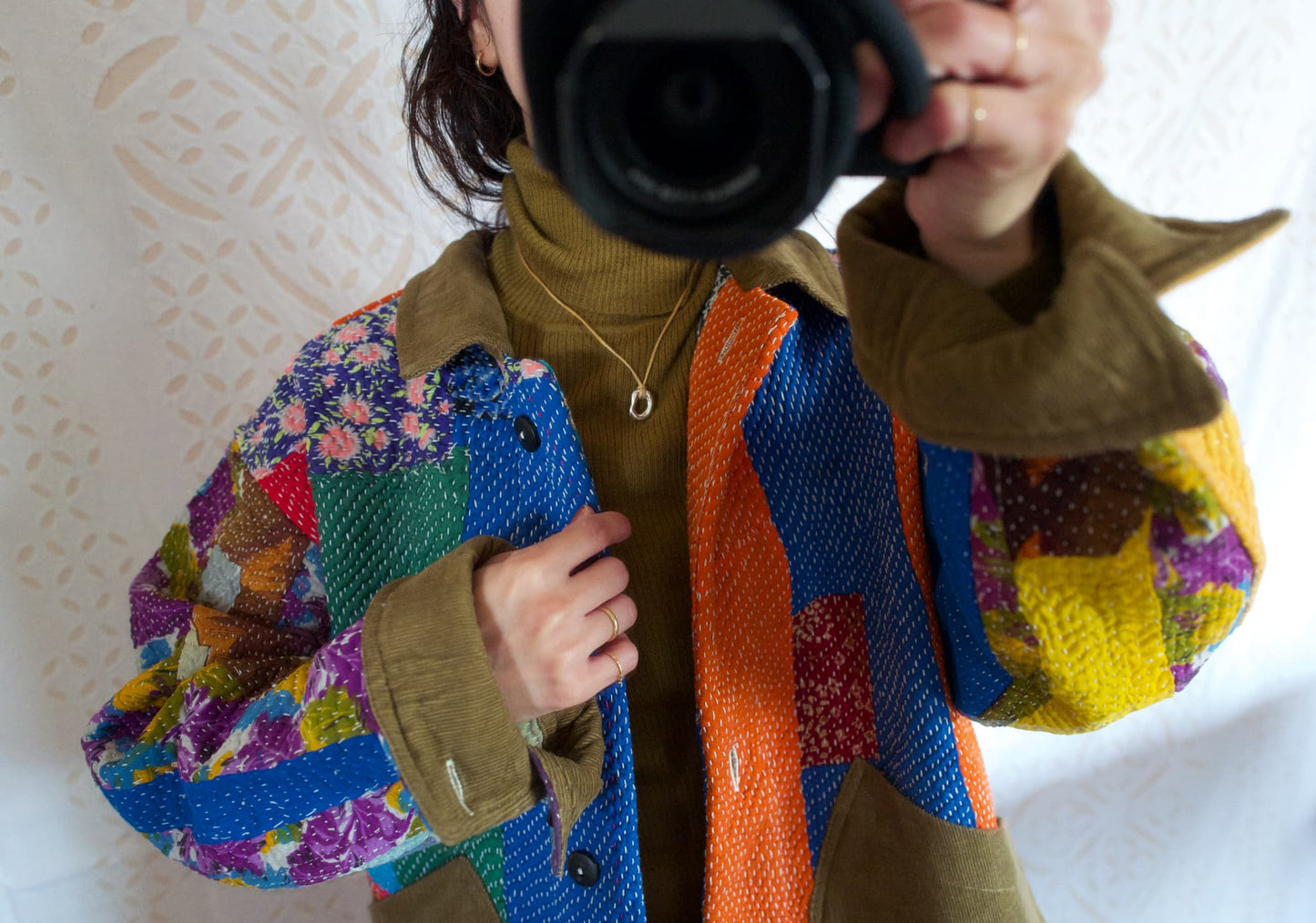 vintage kantha jacket H