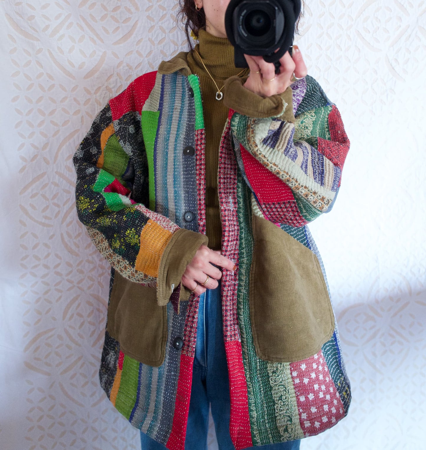 vintage kantha jacket B