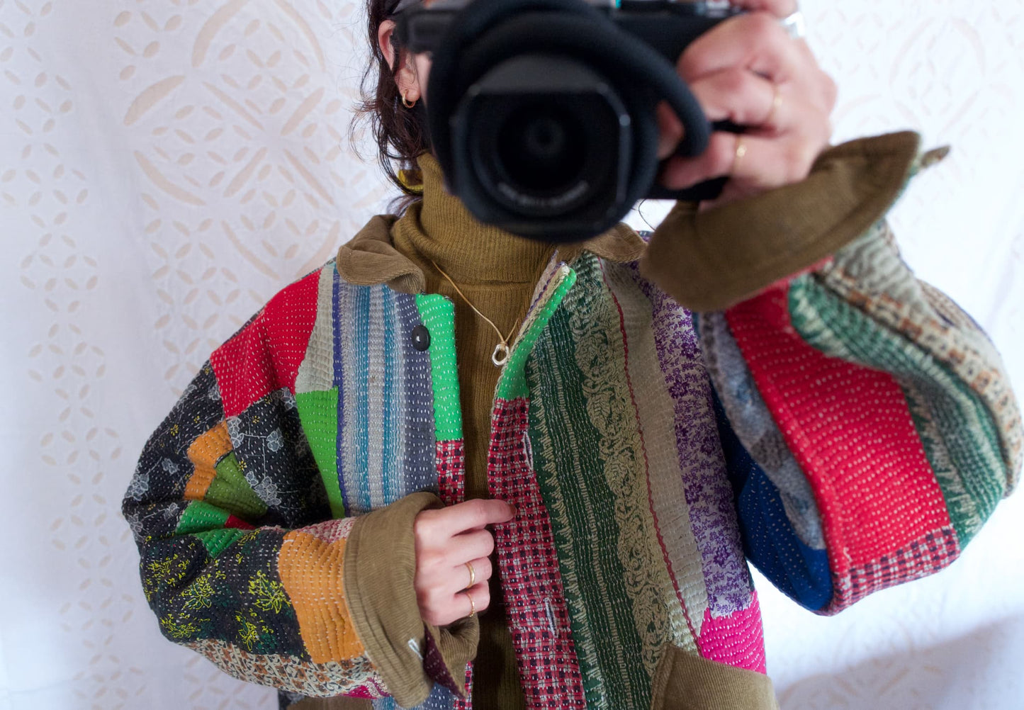 vintage kantha jacket B