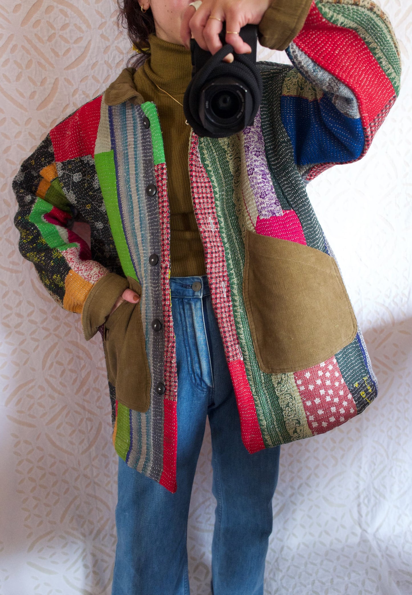 vintage kantha jacket B