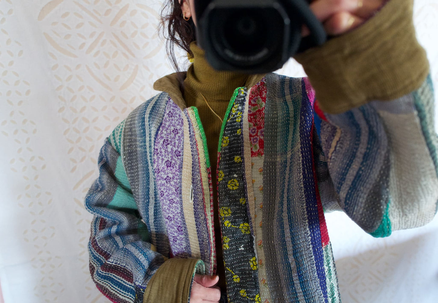 vintage kantha jacket B