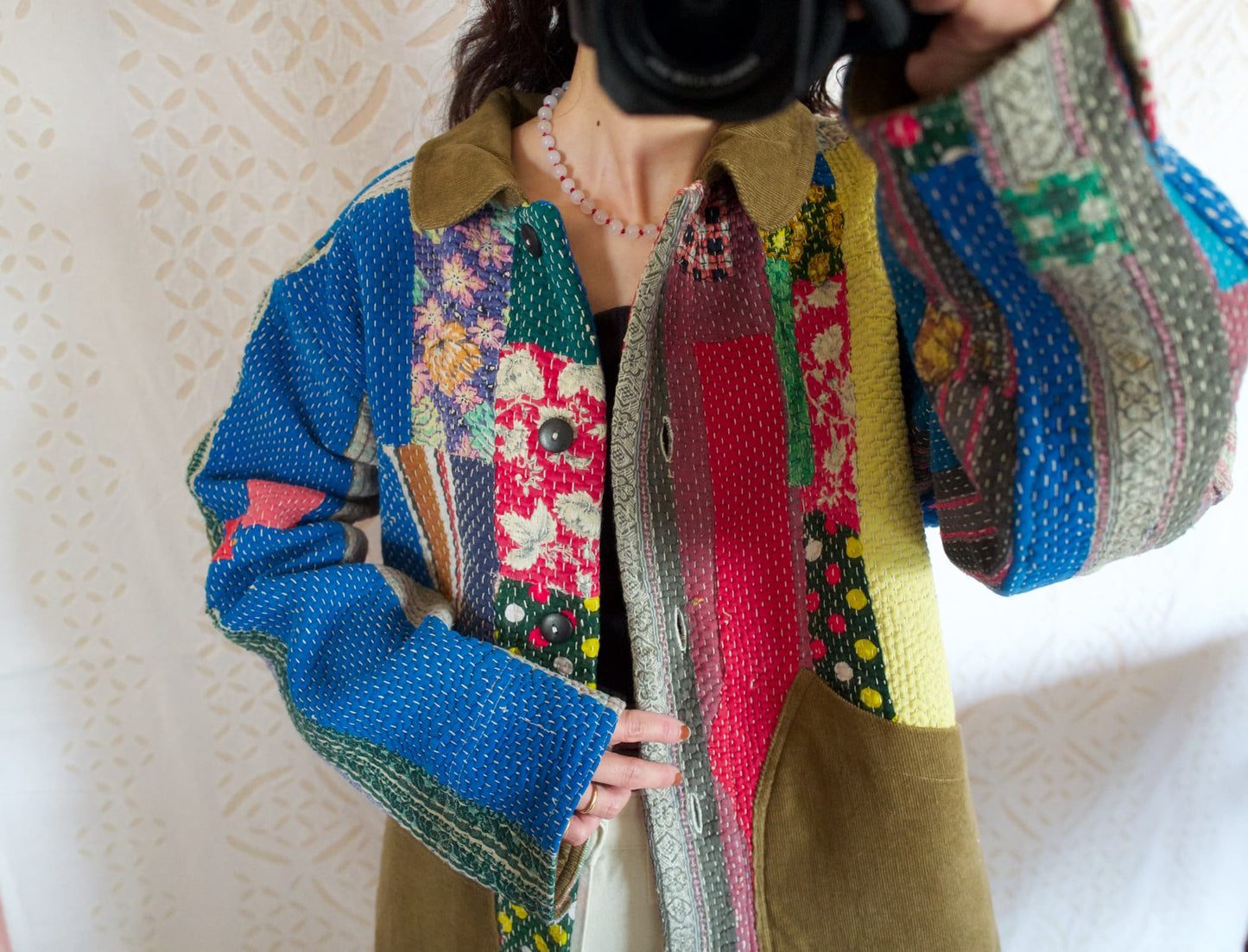 vintage kantha jacket J