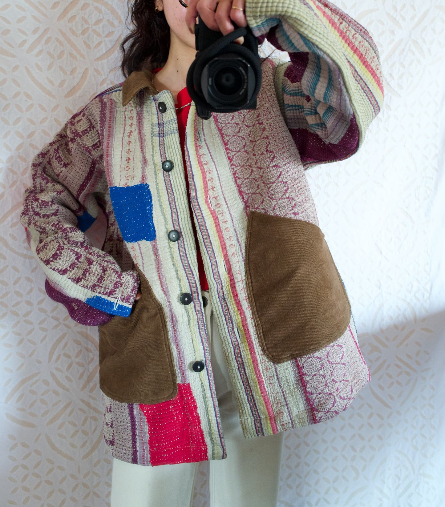 vintage kantha jacket D