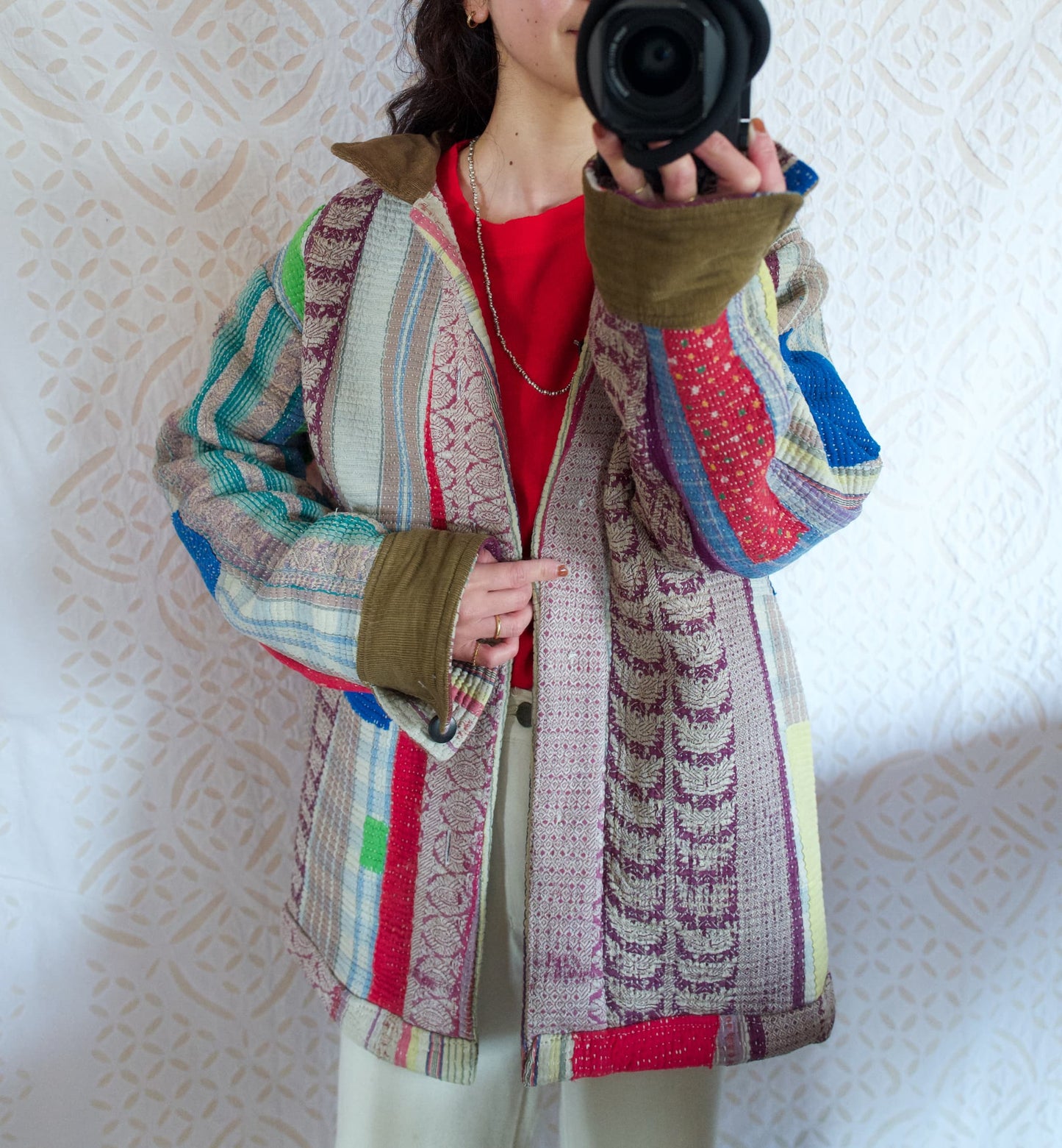 vintage kantha jacket D