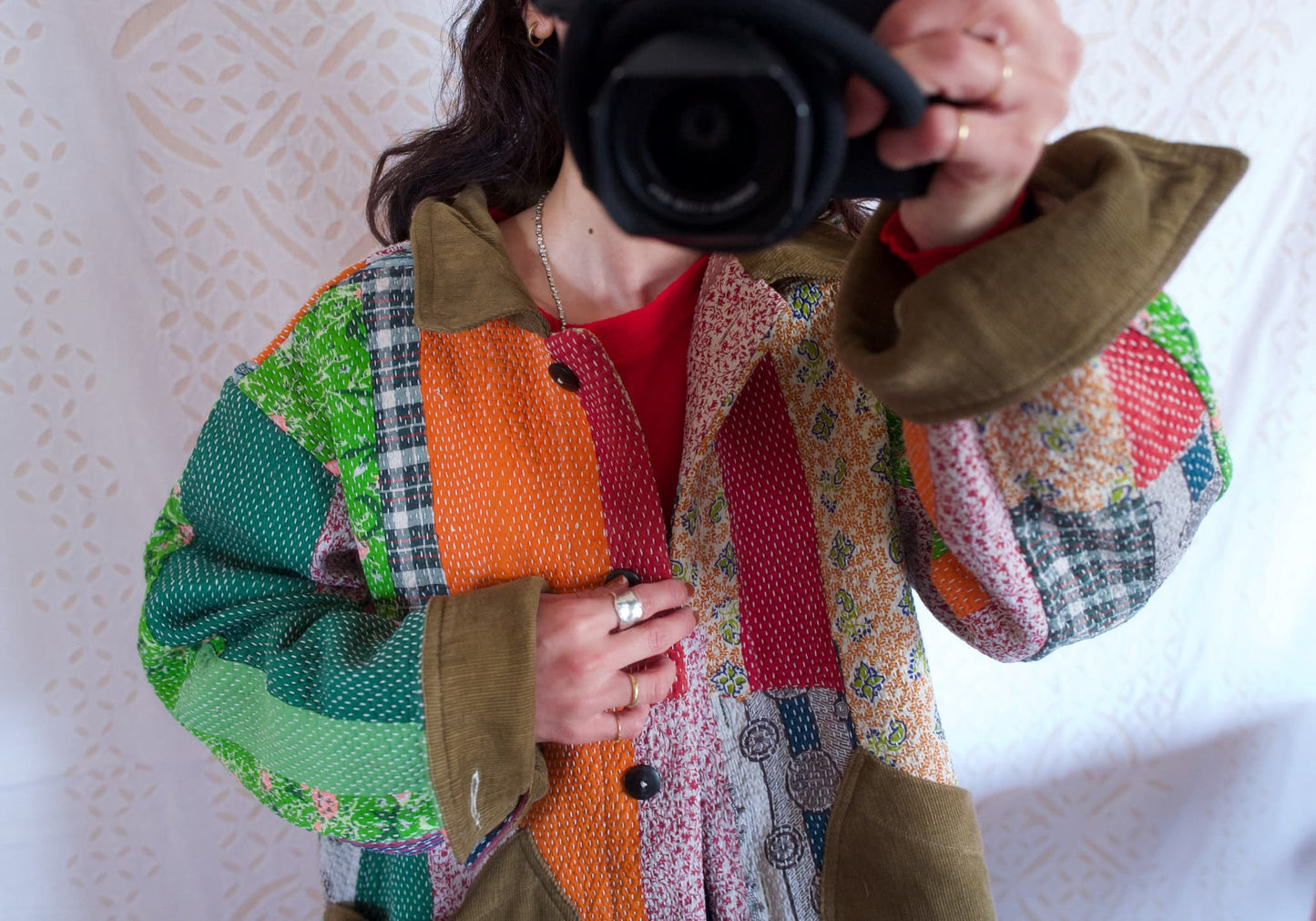 vintage kantha jacket F