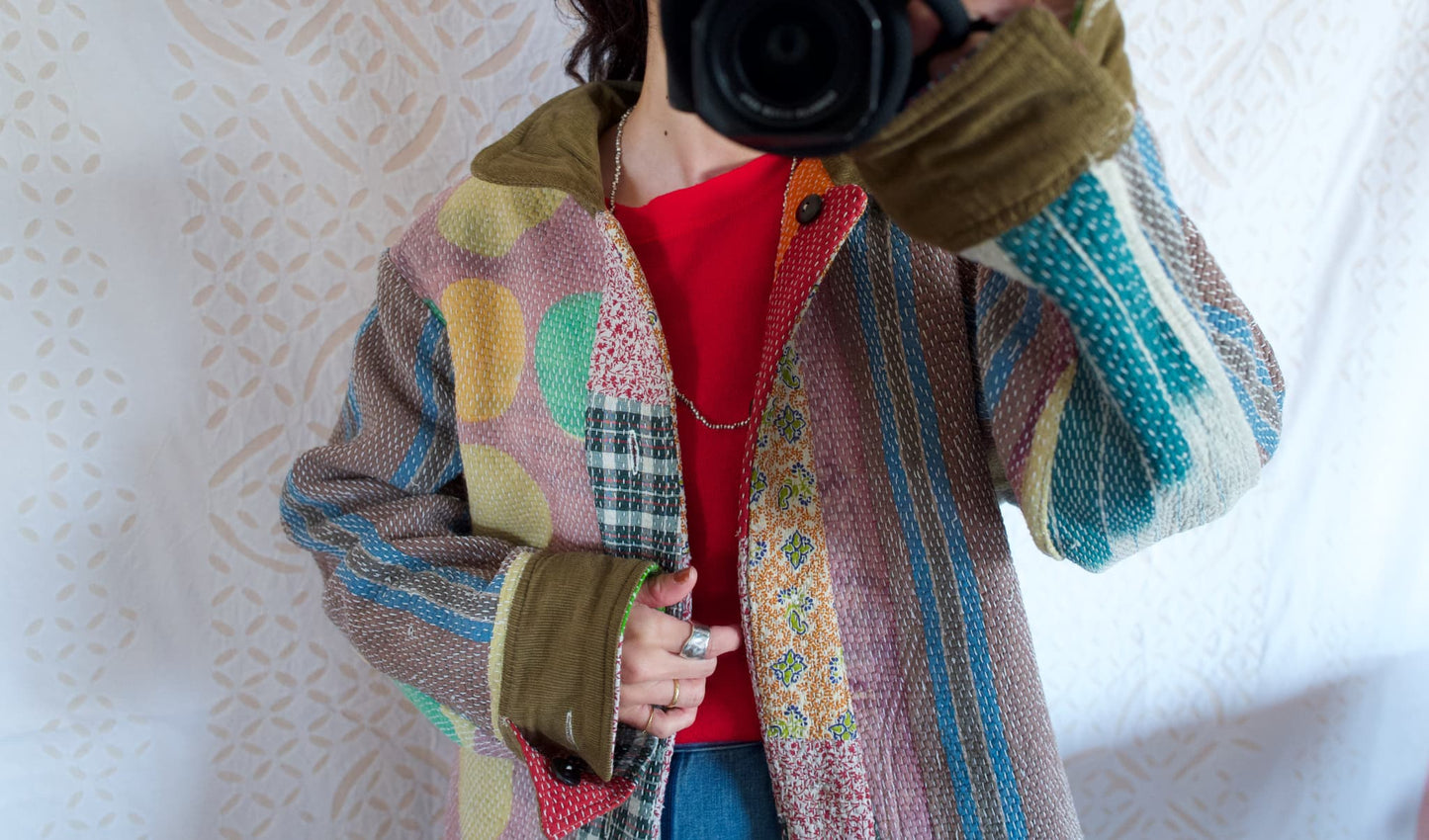 vintage kantha jacket F
