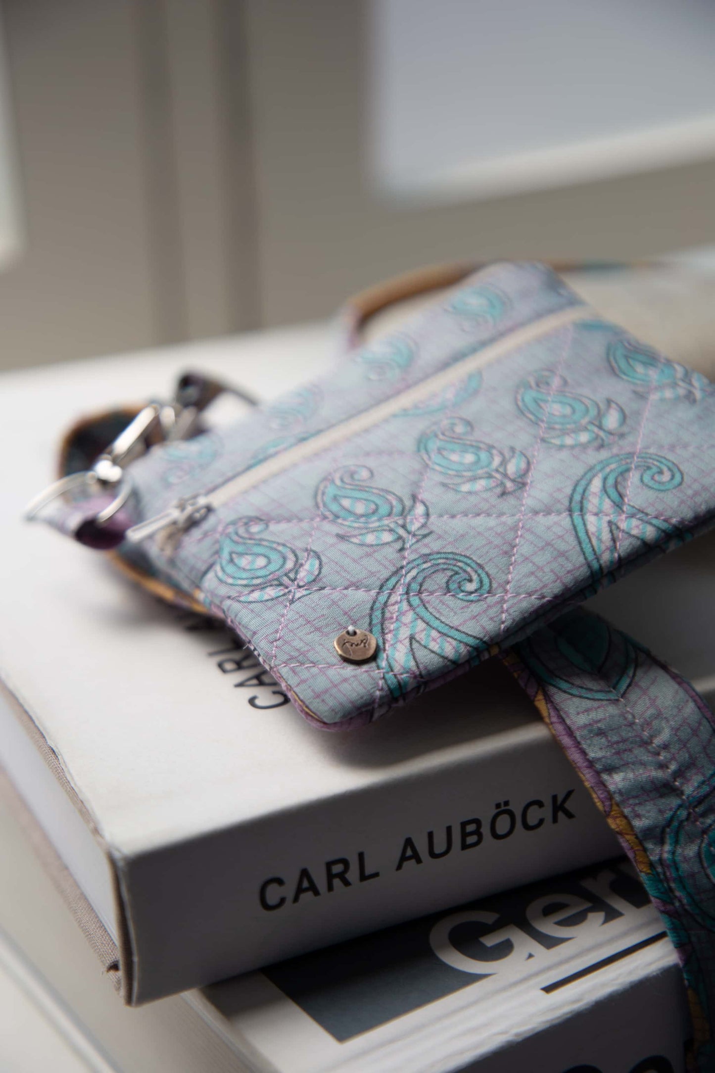 recycle sari phone strap