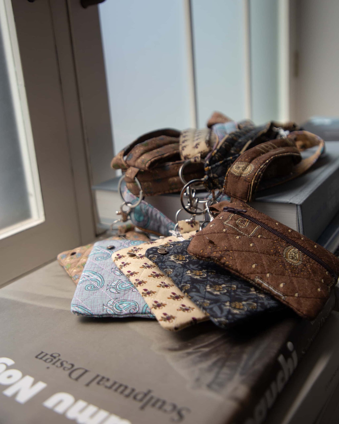 recycle sari phone strap