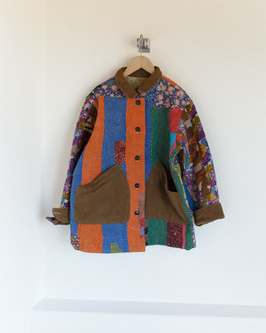 vintage kantha jacket H