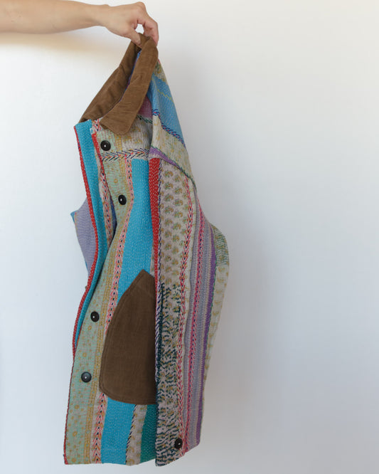 vintage kantha jacket E