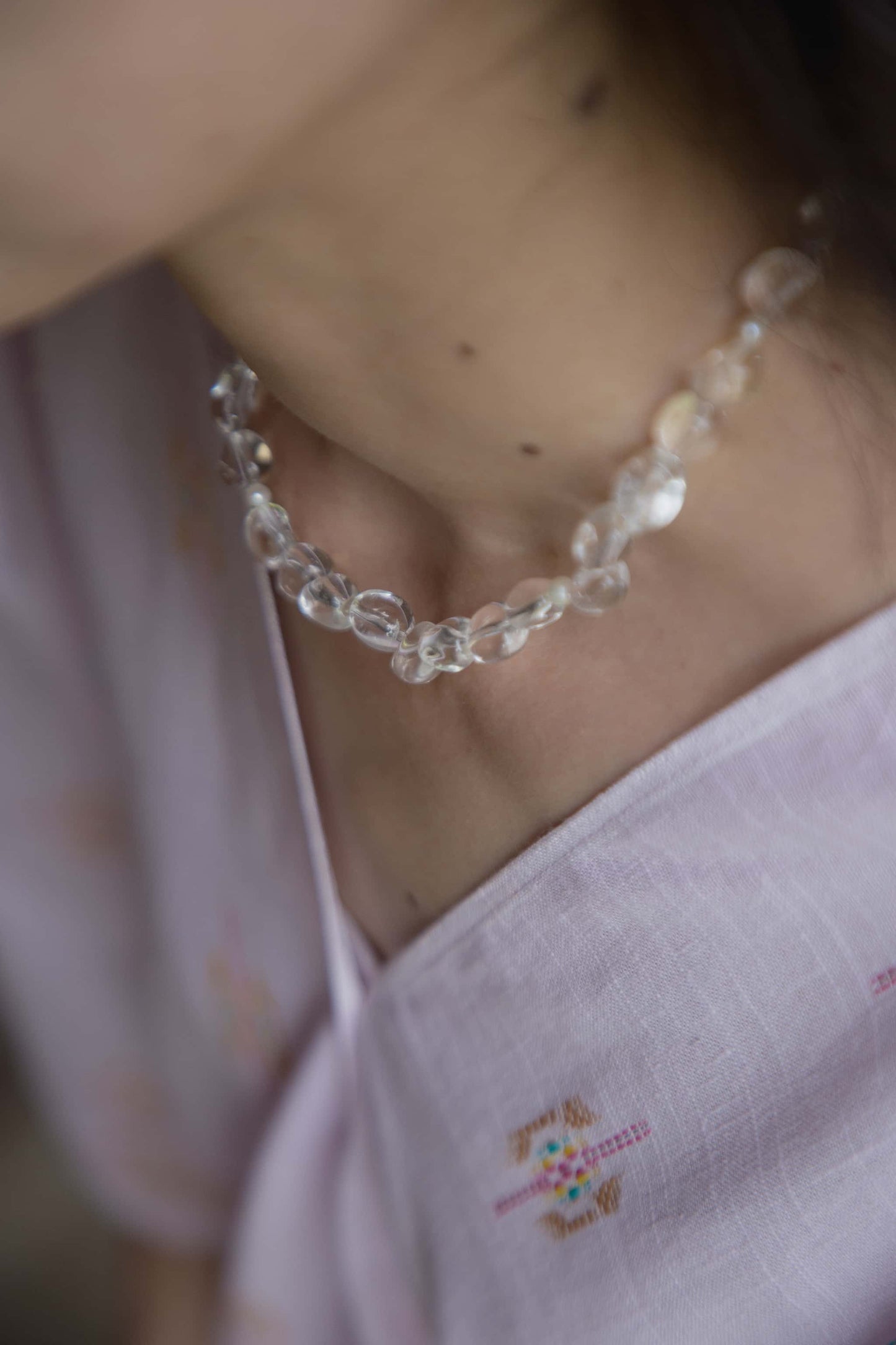 【preorder】Crystal & Pearl Necklace