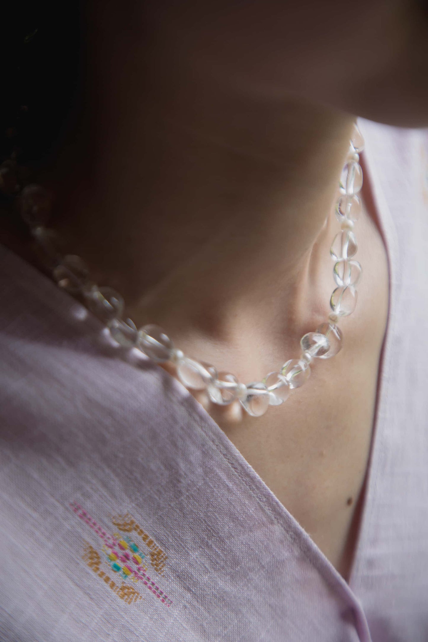 【preorder】Crystal & Pearl Necklace