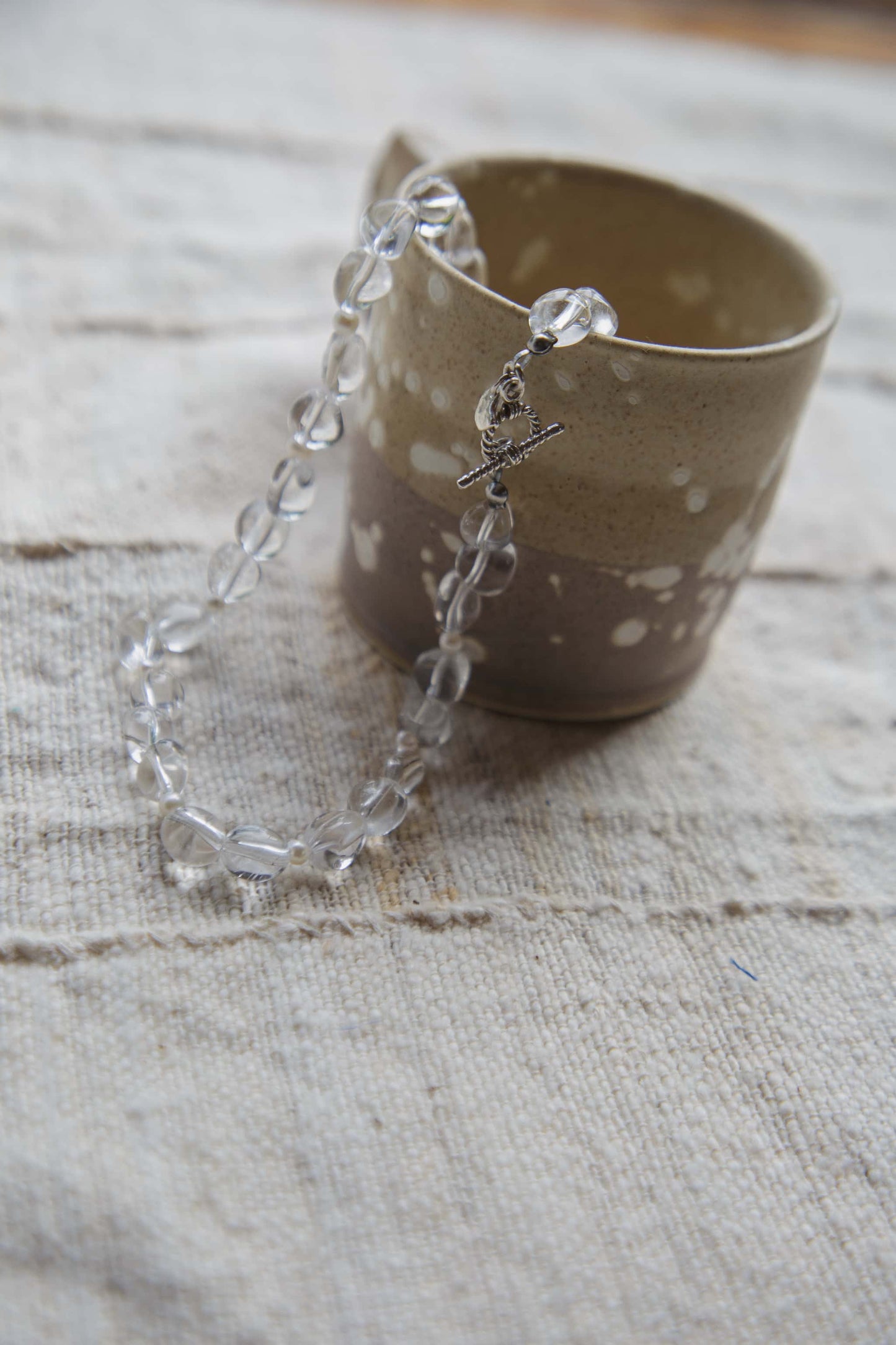 【preorder】Crystal & Pearl Necklace