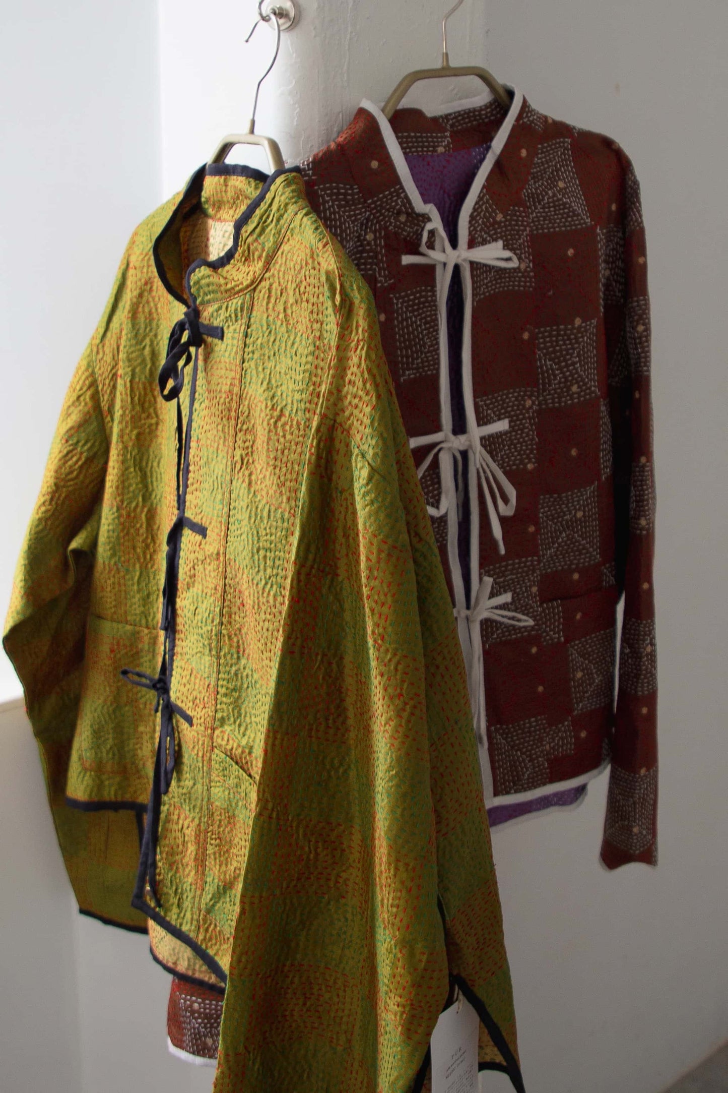 silk kantha jacket  （e）