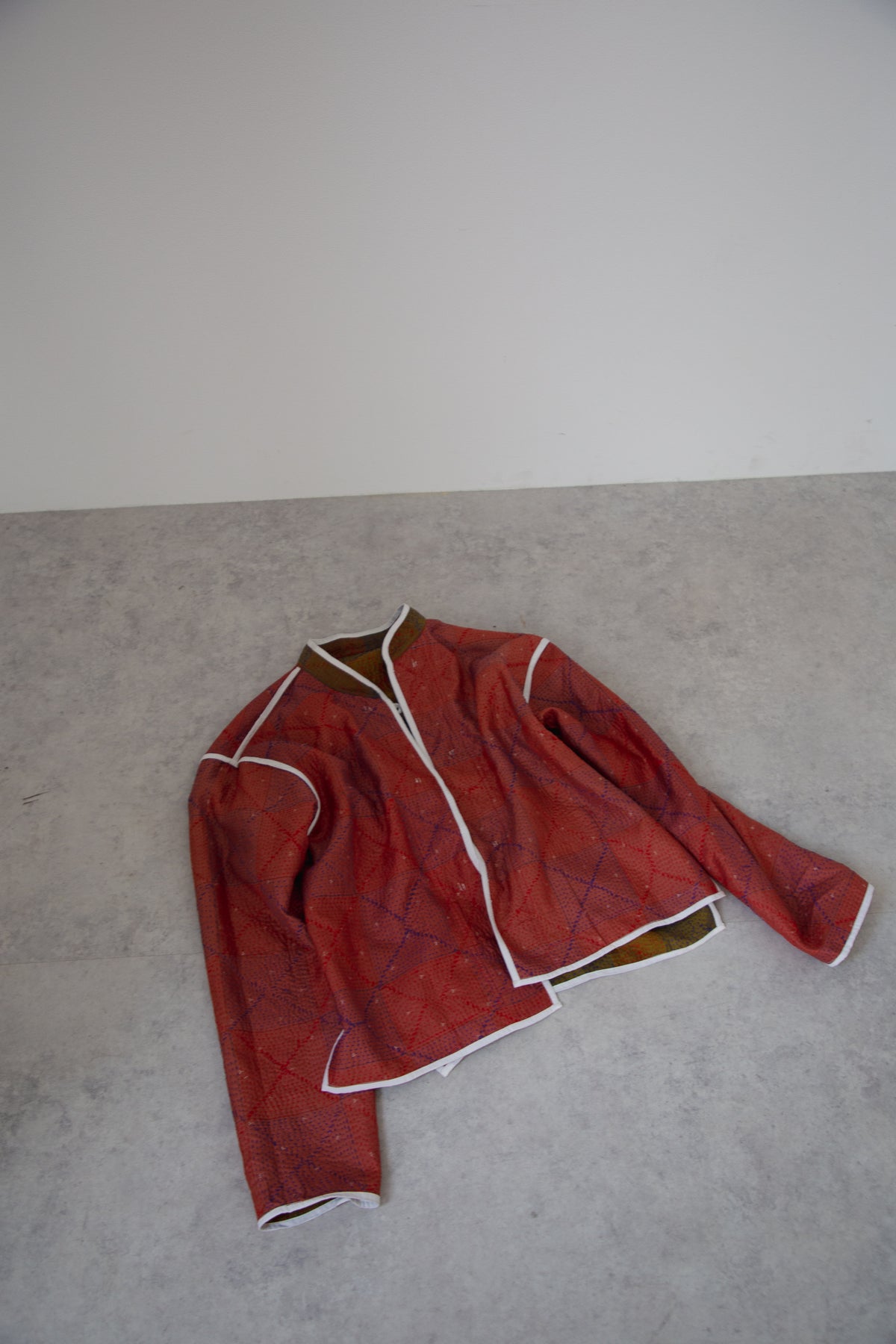 silk kantha jacket  （f）