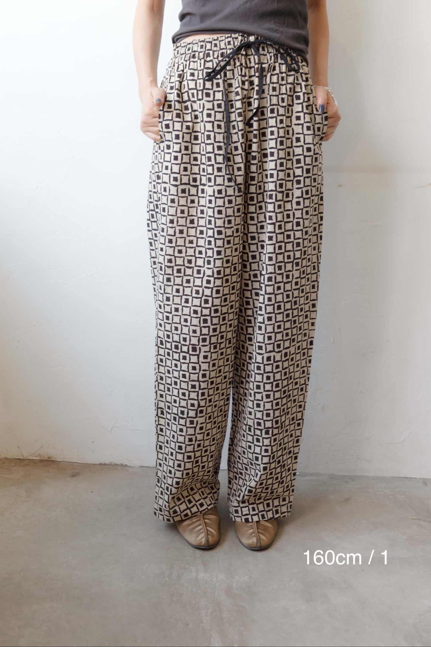 Bagru block print pants（modern）