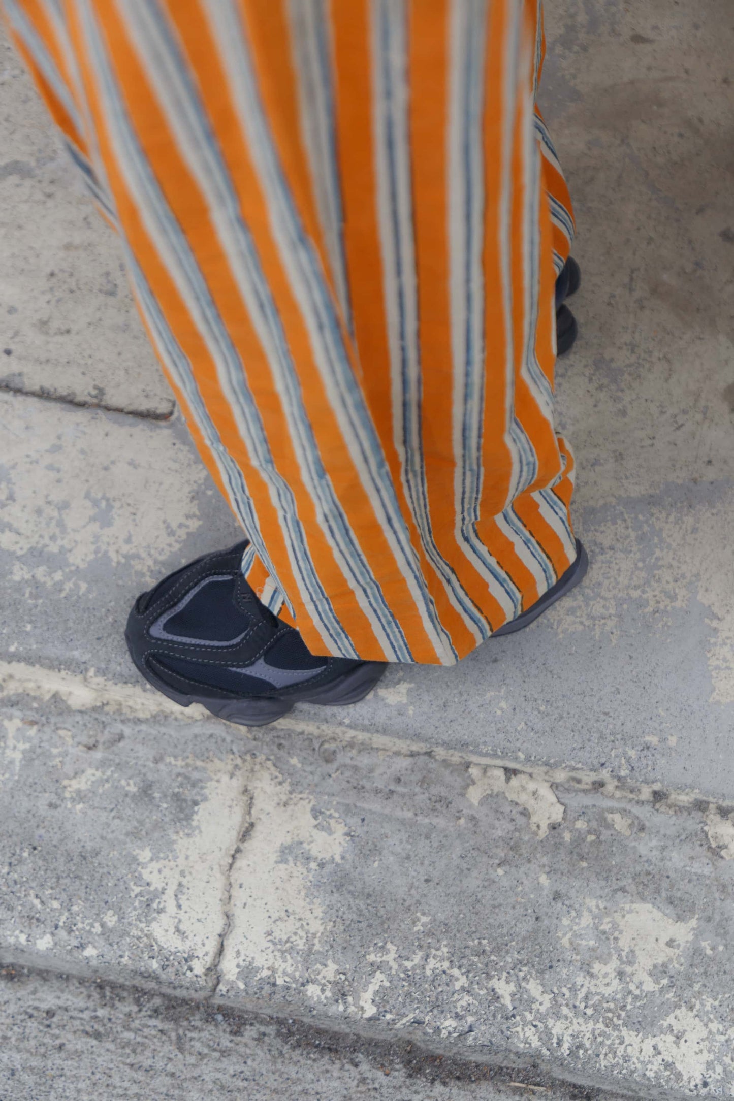 Bagru block print pants（stripe）