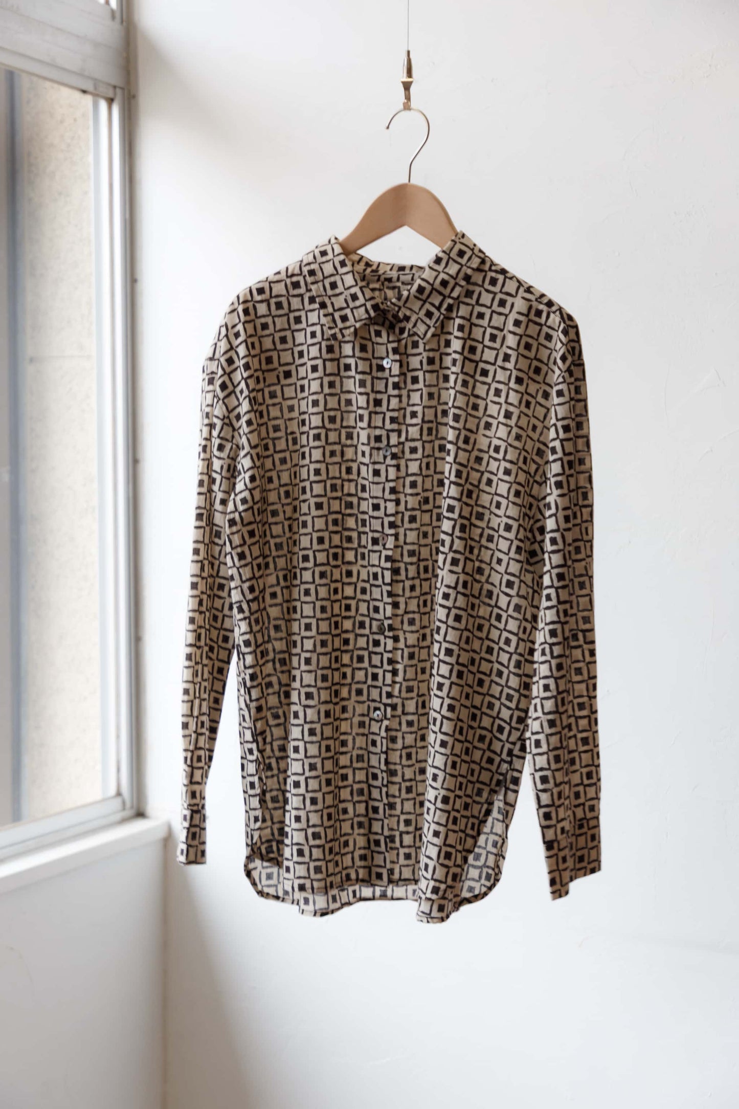 Bagru block print shirt（modern）